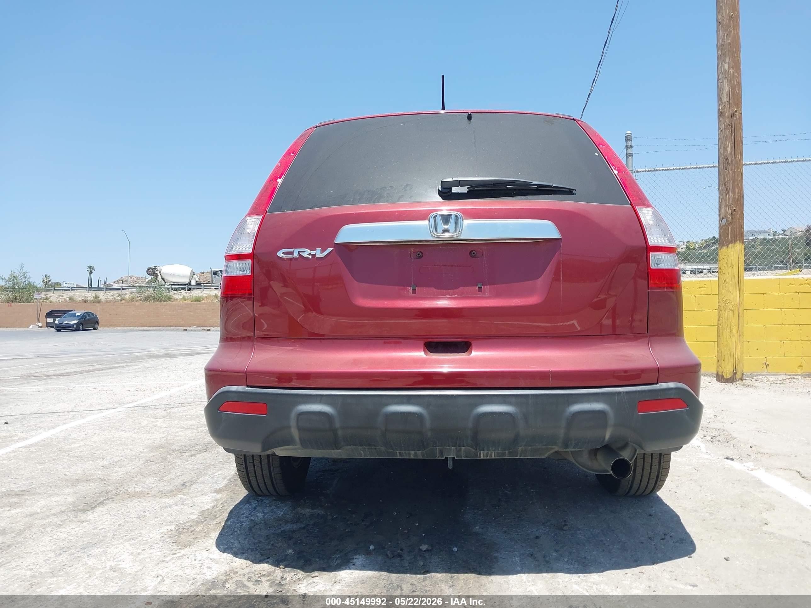 2008 Honda Cr-v Ex Red vin: JHLRE38518C046055