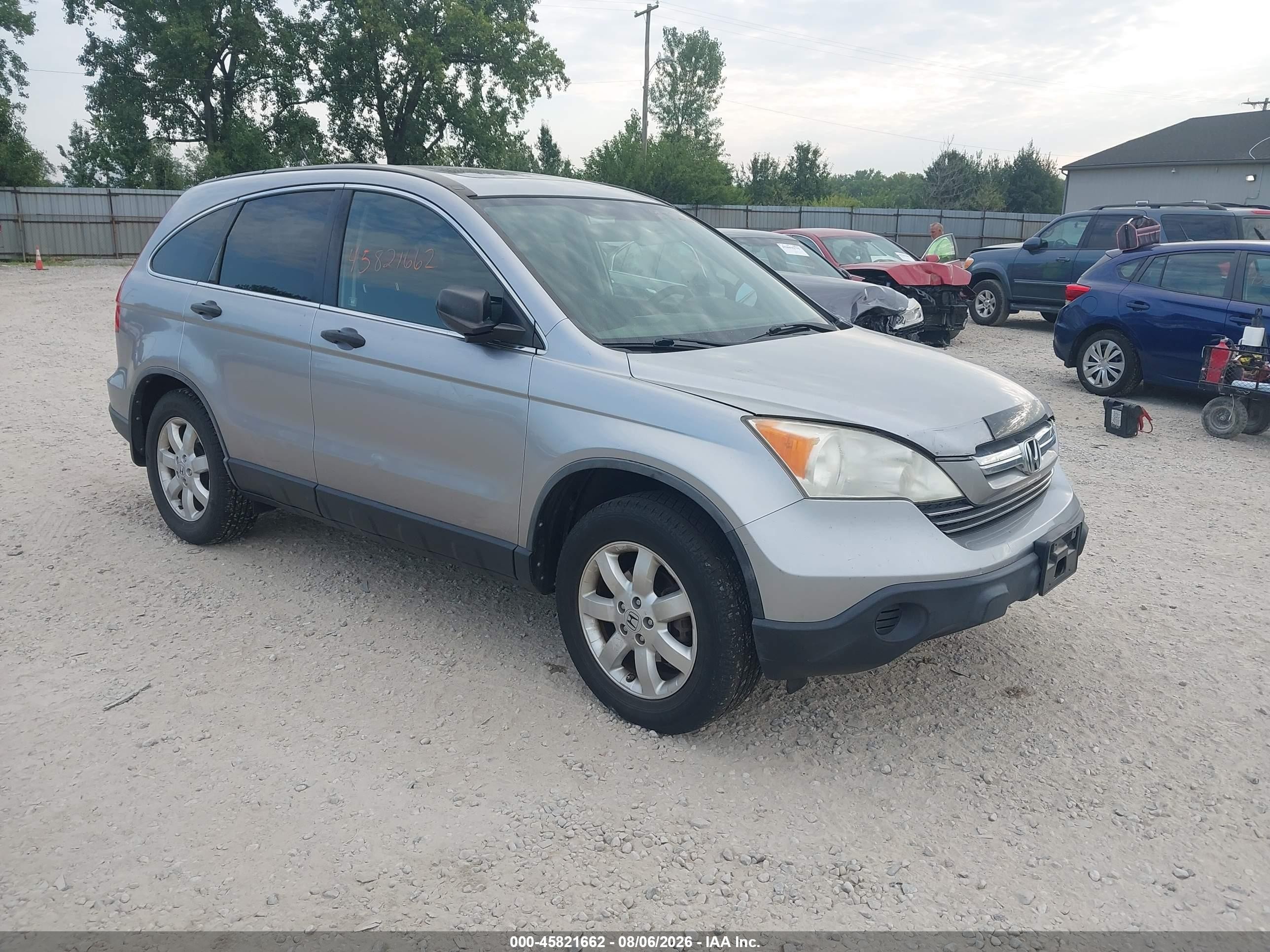 2008 Honda Cr-v Ex Silver vin: JHLRE38518C051790