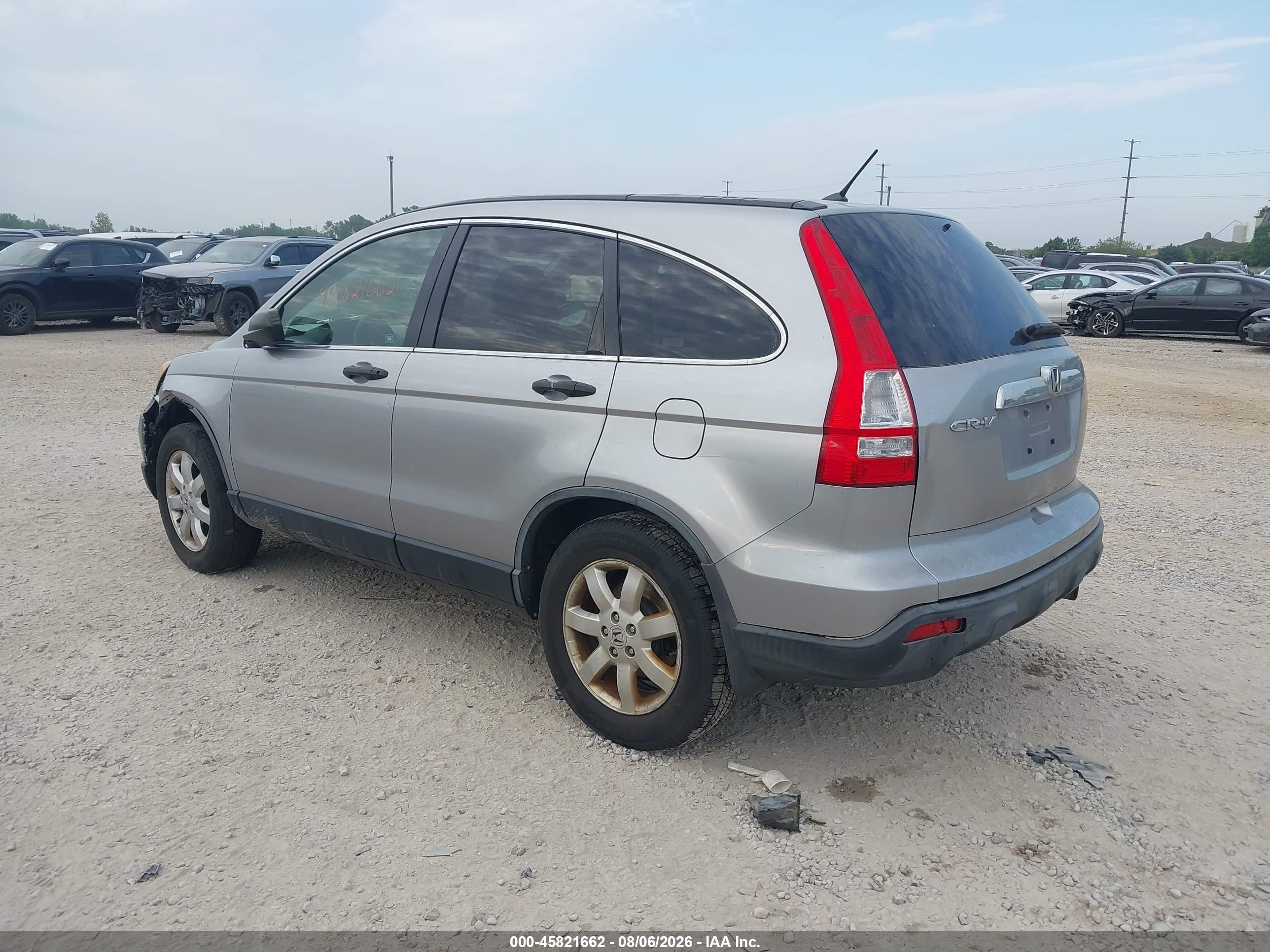 2008 Honda Cr-v Ex Silver vin: JHLRE38518C051790