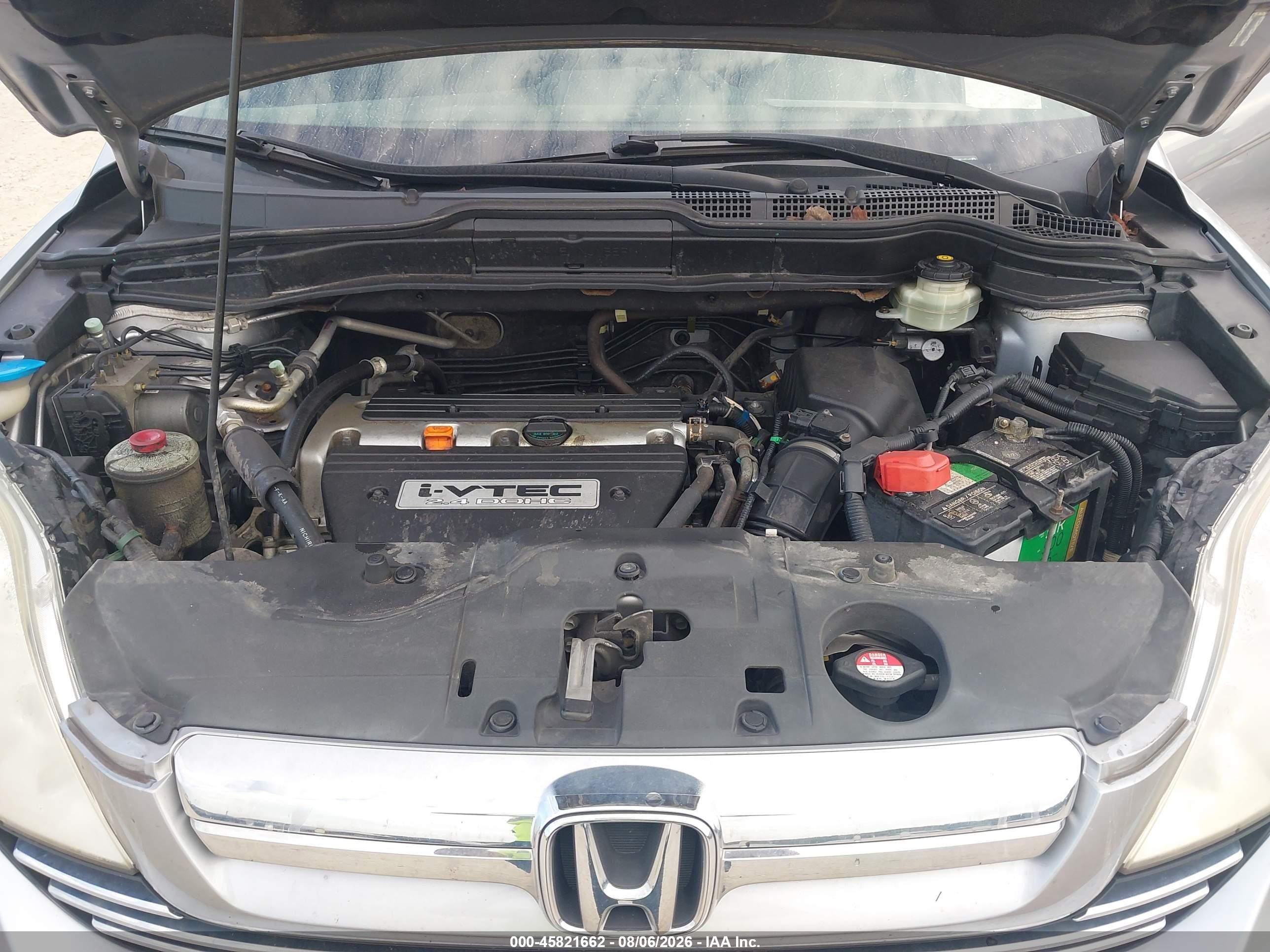 2008 Honda Cr-v Ex Silver vin: JHLRE38518C051790