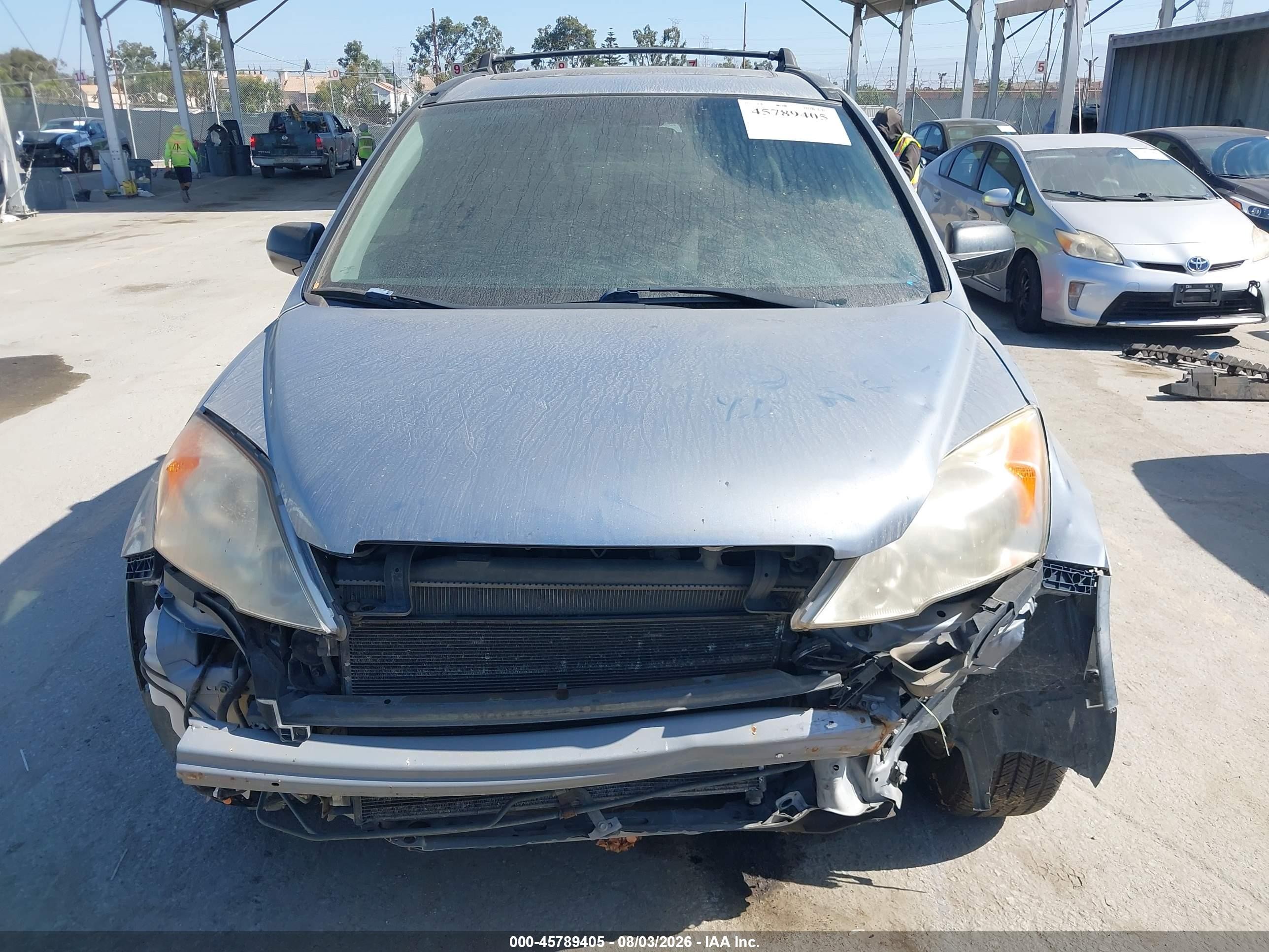 2009 Honda Cr-v Ex Light Blue vin: JHLRE38519C004843