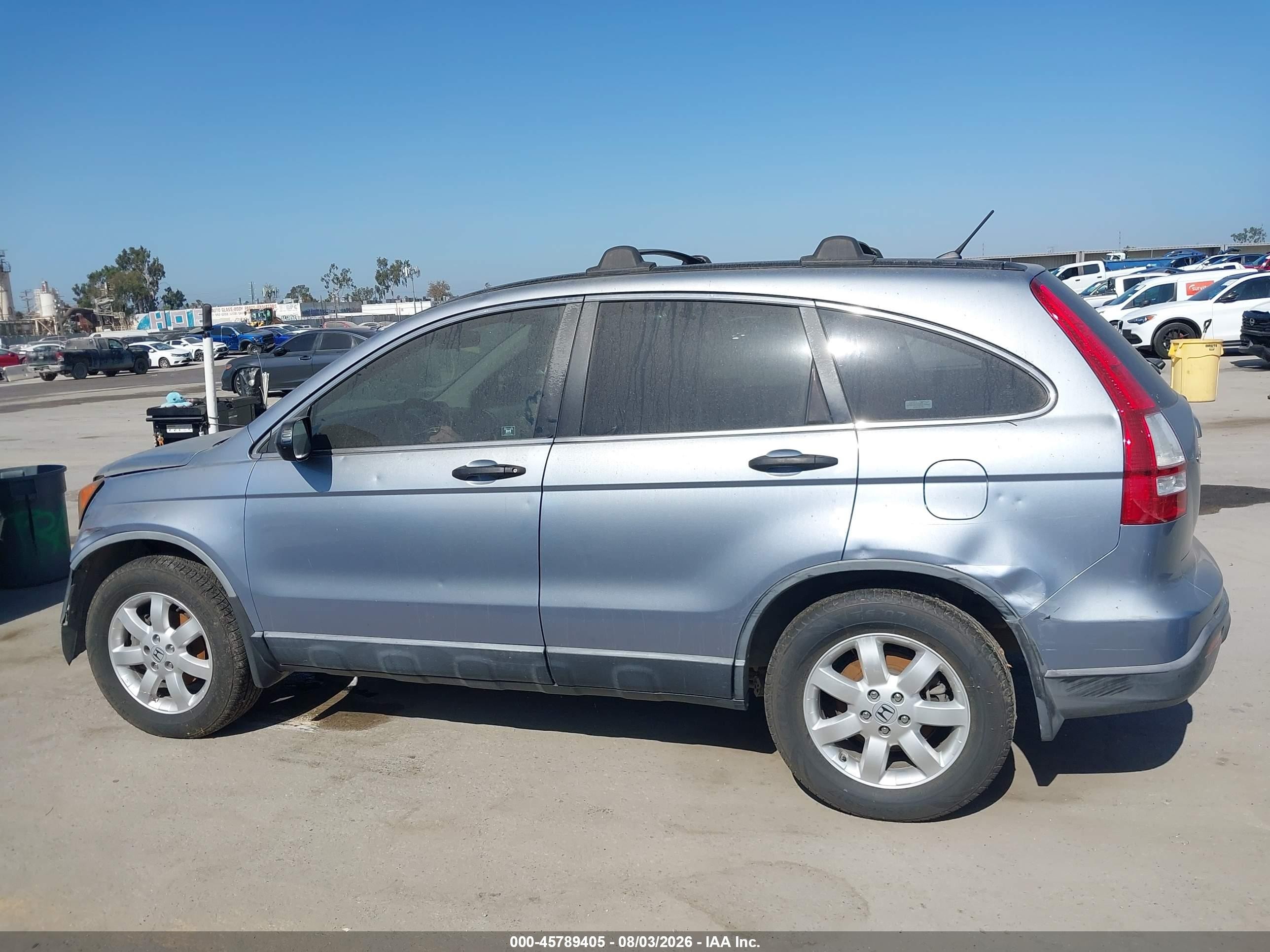 2009 Honda Cr-v Ex Light Blue vin: JHLRE38519C004843