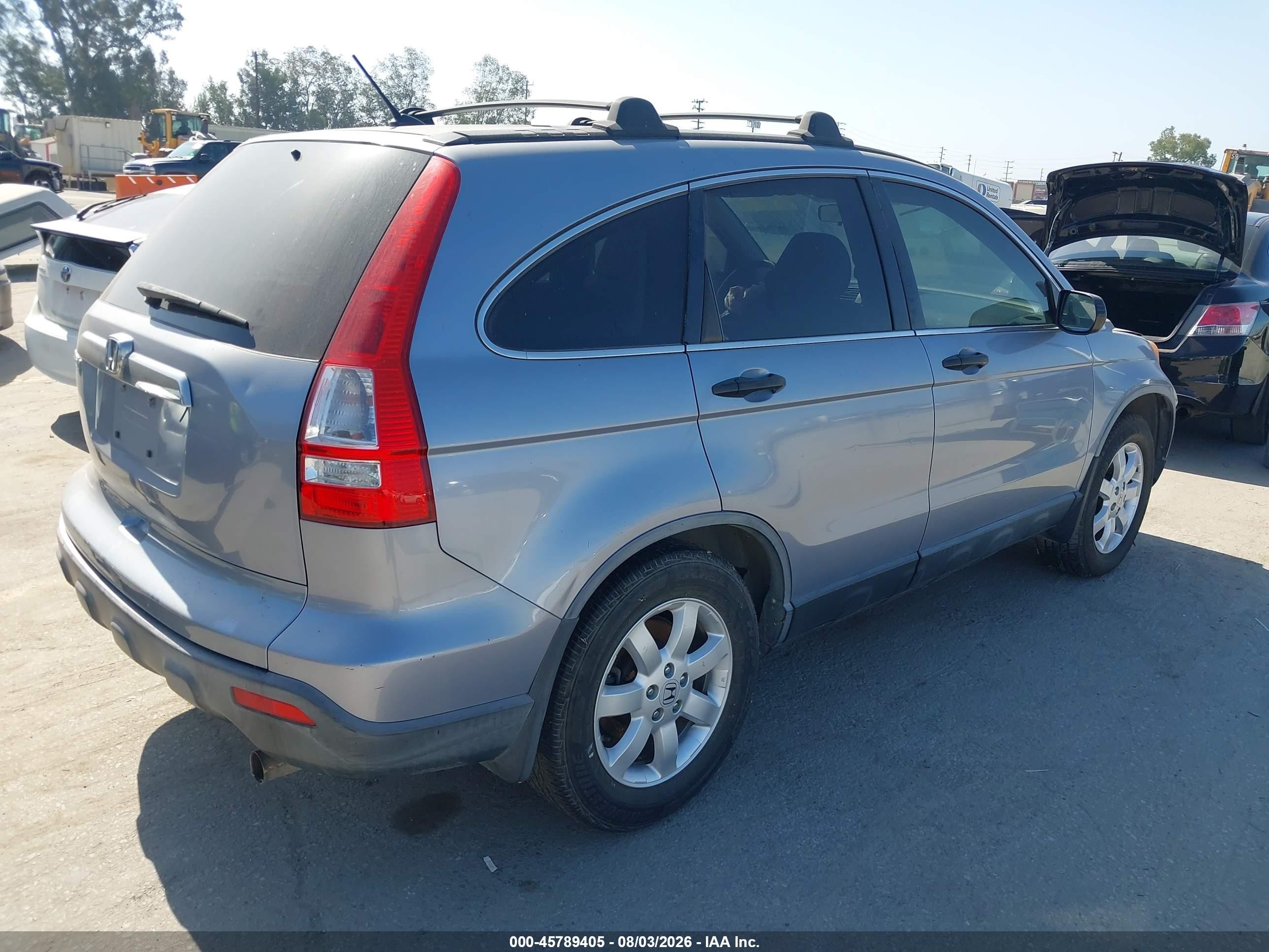 2009 Honda Cr-v Ex Light Blue vin: JHLRE38519C004843