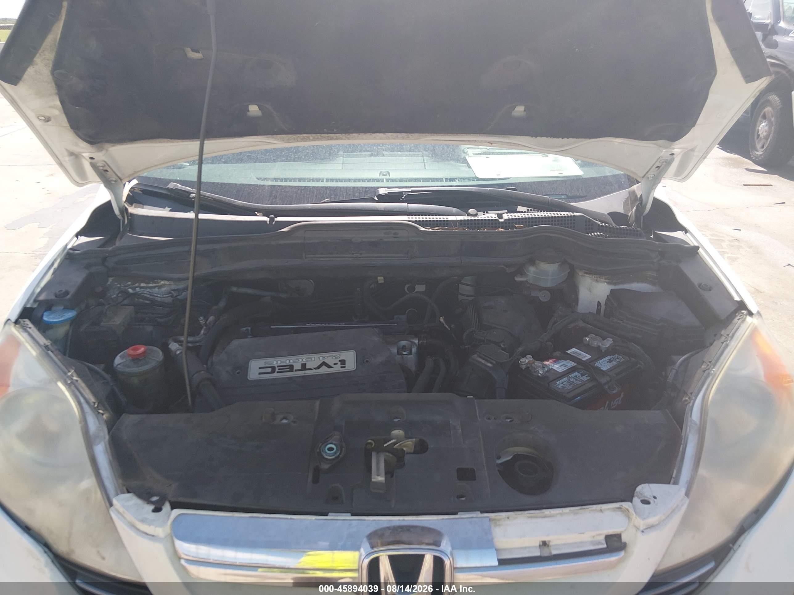 2007 Honda Cr-v Ex White vin: JHLRE38527C006680