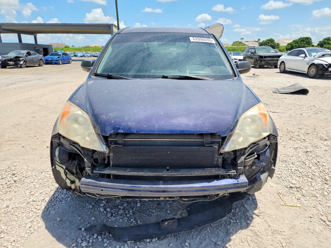 2007 Honda Cr-v Ex Blue vin: JHLRE38527C015153