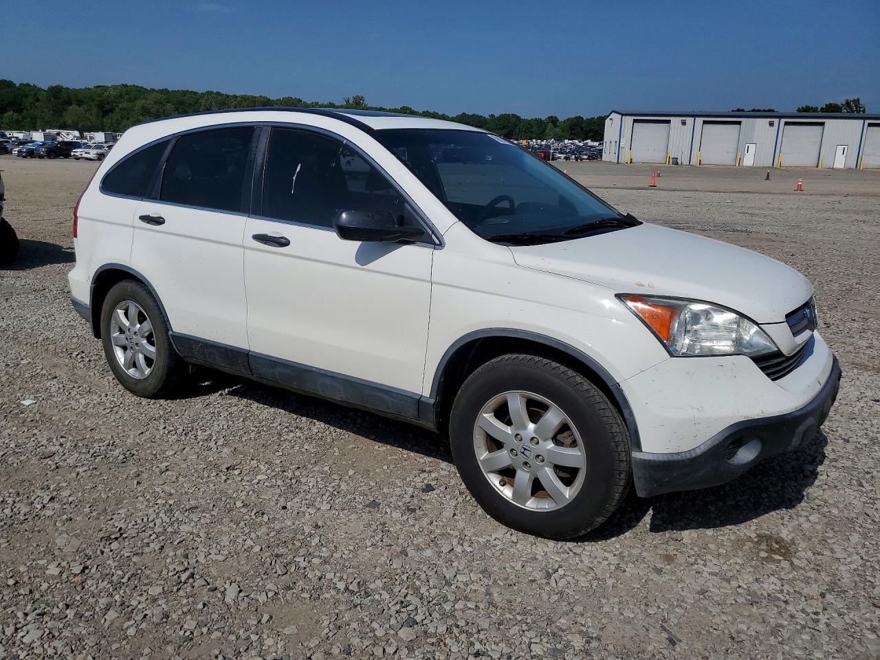 2007 Honda Cr-v Ex White vin: JHLRE38527C035452