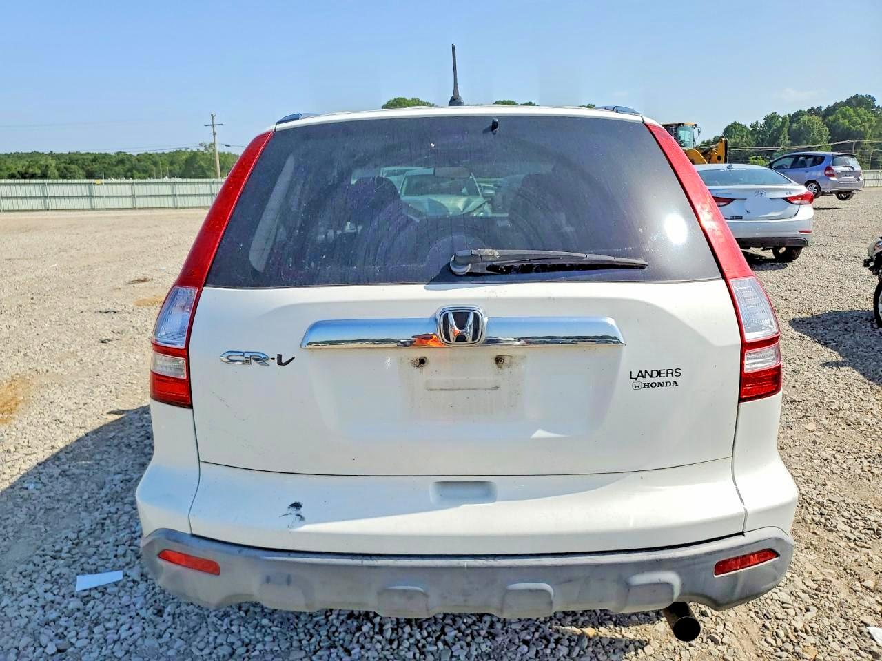 2007 Honda Cr-v Ex White vin: JHLRE38527C035452
