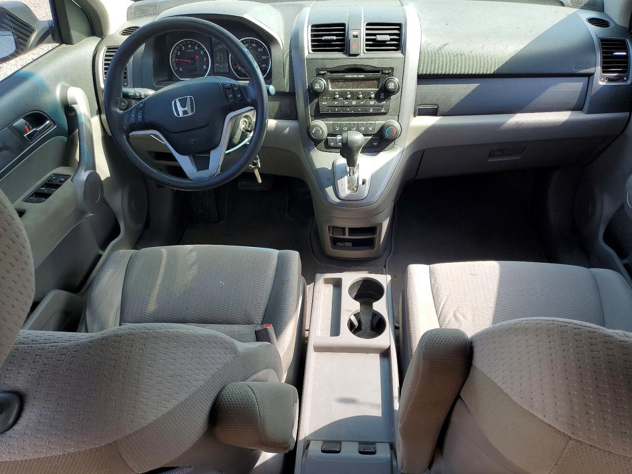 2007 Honda Cr-v Ex White vin: JHLRE38527C035452