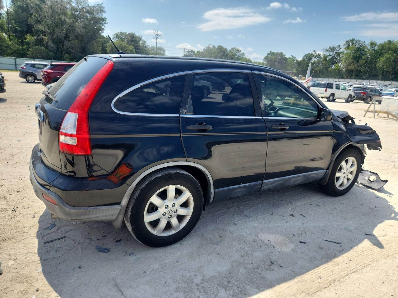 2007 Honda Cr-v Ex Black vin: JHLRE38527C046998