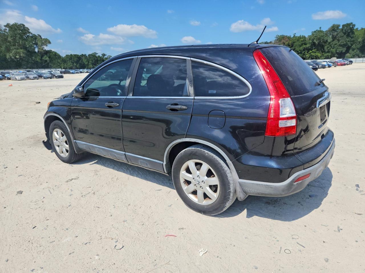 2007 Honda Cr-v Ex Black vin: JHLRE38527C046998