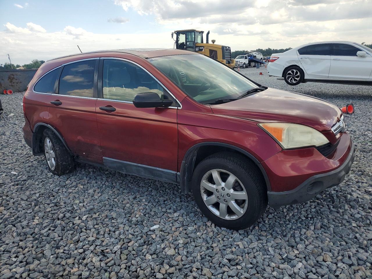 2007 Honda Cr-v Ex Бордовый vin: JHLRE38527C053868