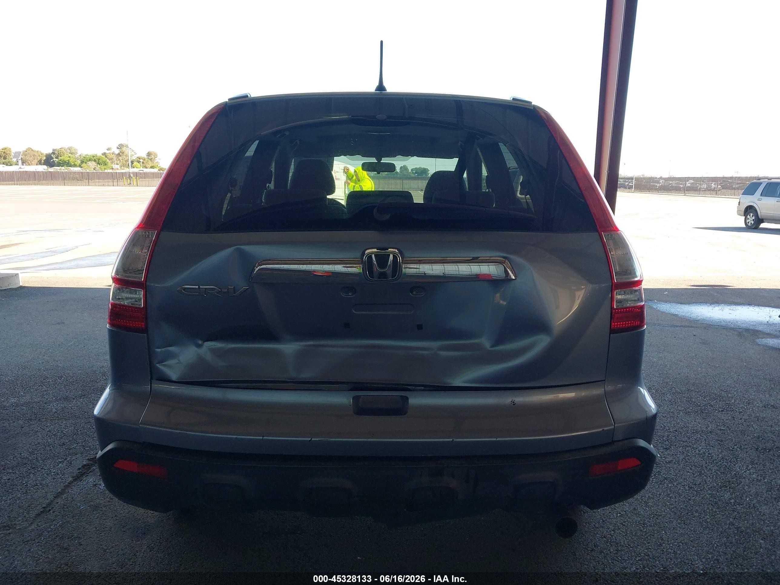 2007 Honda Cr-v Ex Light Blue vin: JHLRE38527C064997