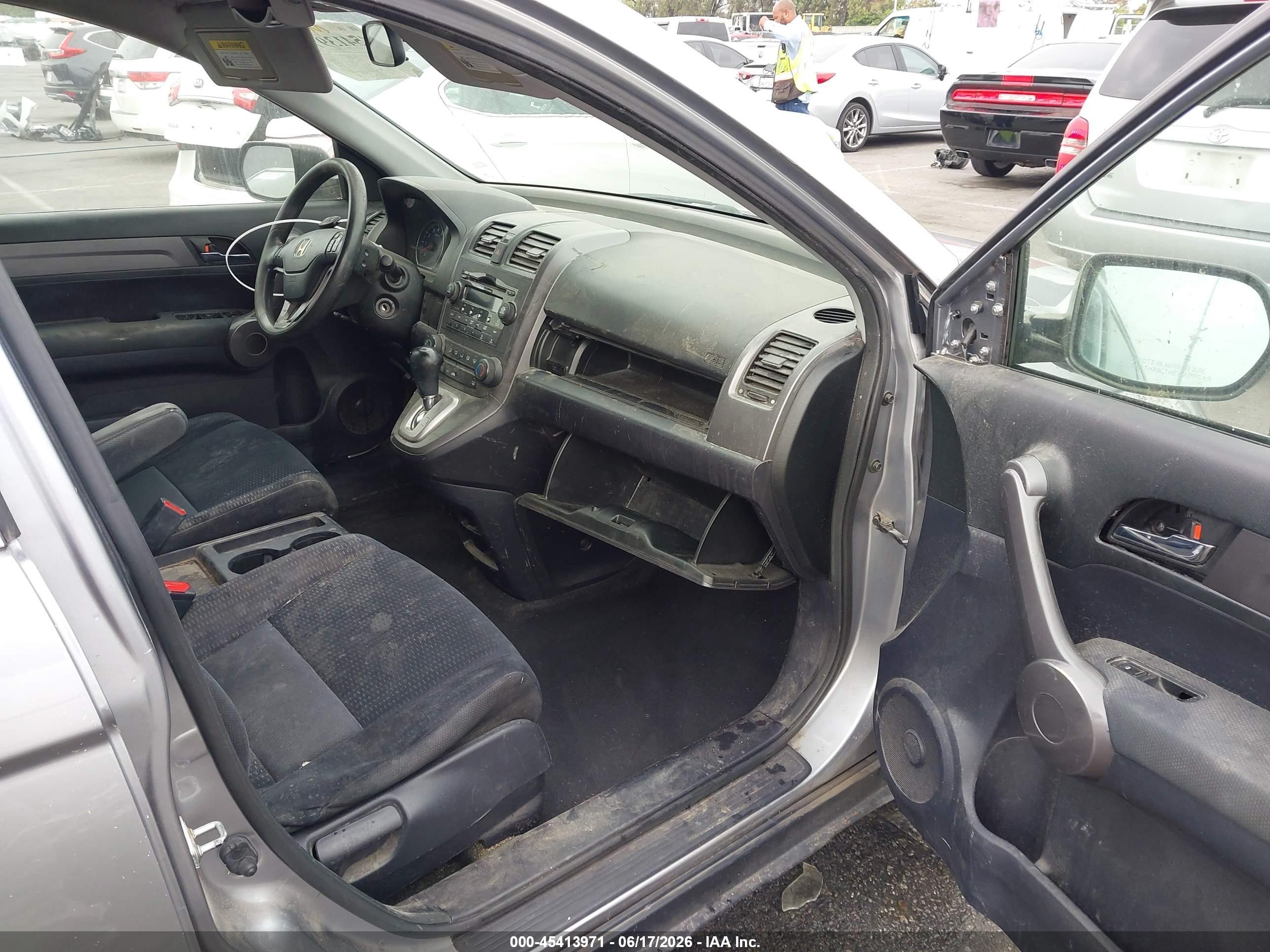 2008 Honda Cr-v Ex Silver vin: JHLRE38528C022850