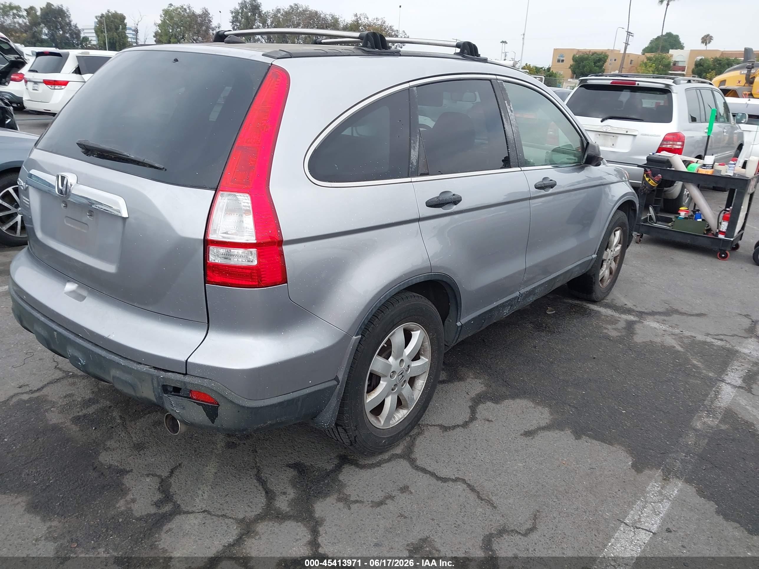 2008 Honda Cr-v Ex Silver vin: JHLRE38528C022850