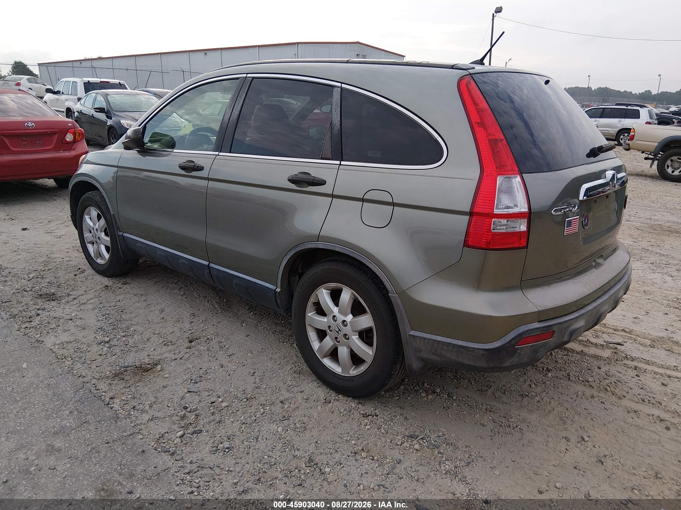 2008 Honda Cr-v Ex Green vin: JHLRE38528C047120