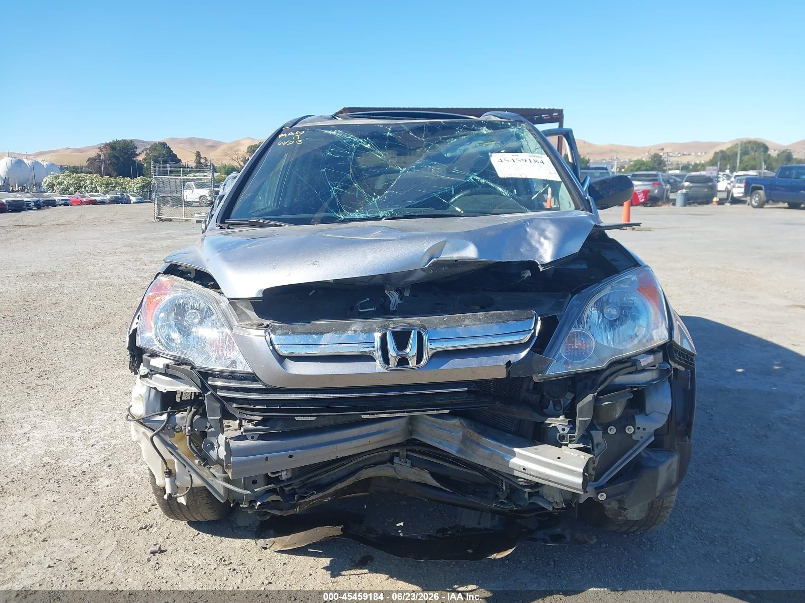 2008 Honda Cr-v Ex Gray vin: JHLRE38528C048798