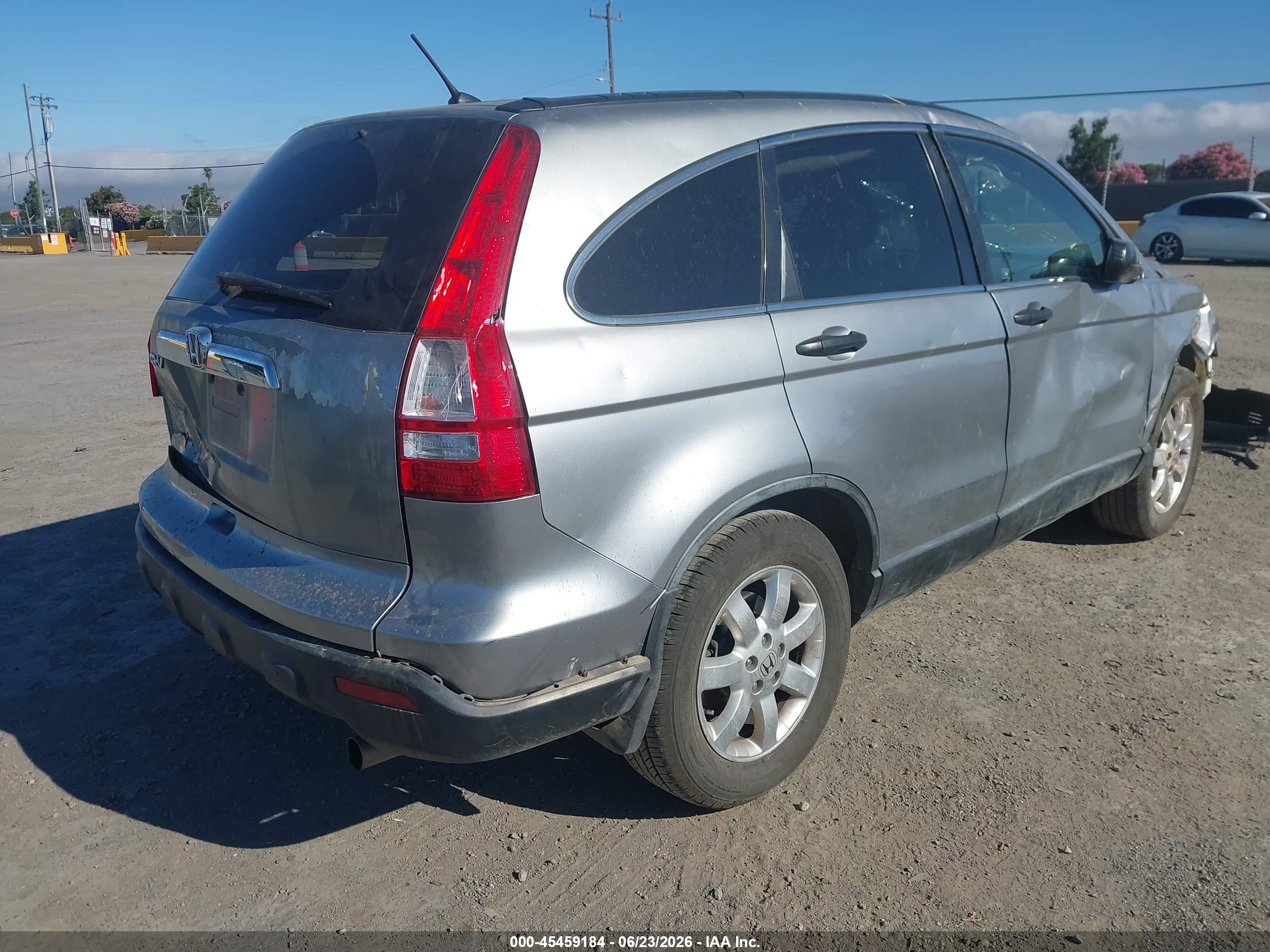 2008 Honda Cr-v Ex Gray vin: JHLRE38528C048798