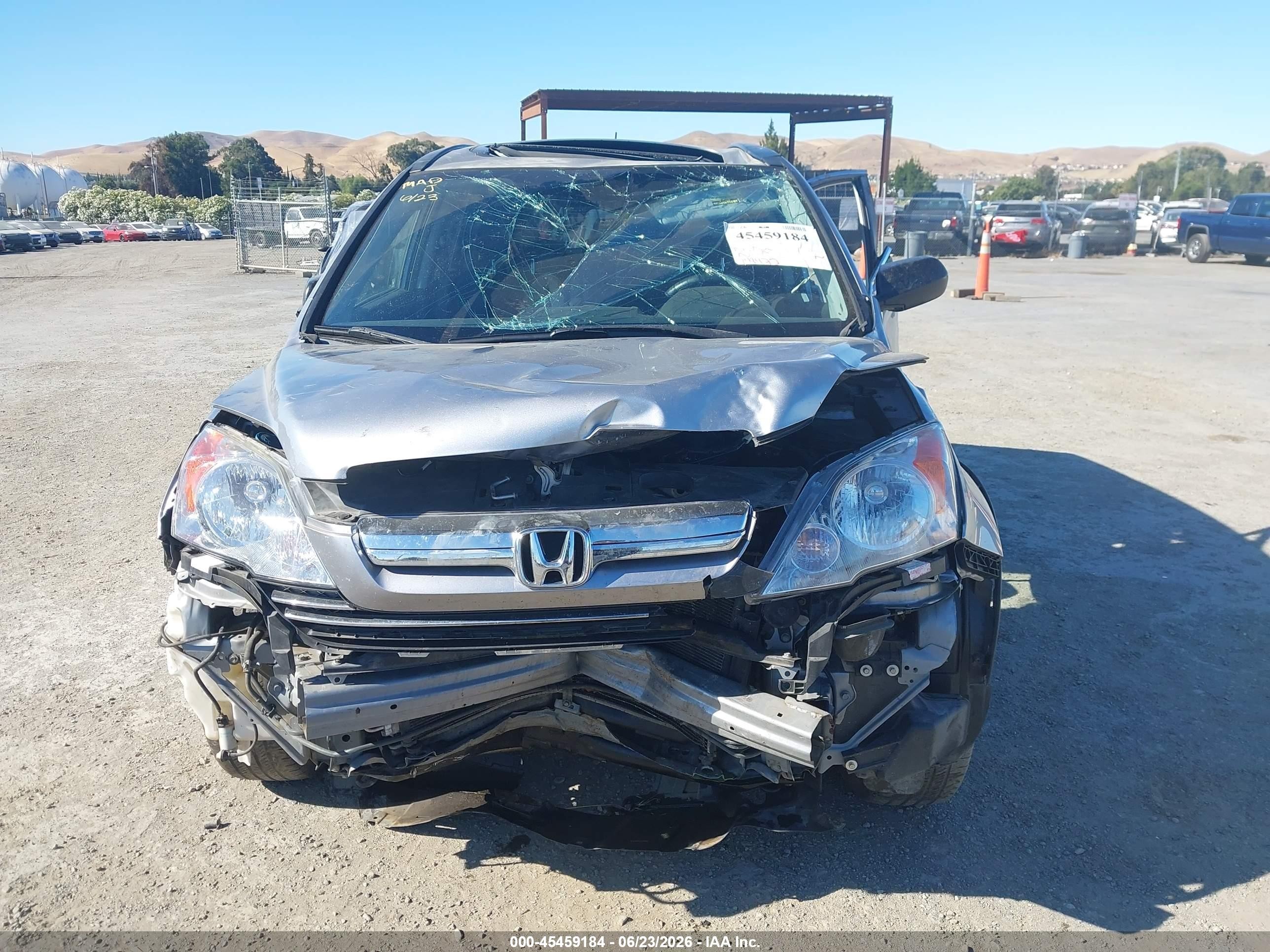 2008 Honda Cr-v Ex Gray vin: JHLRE38528C048798
