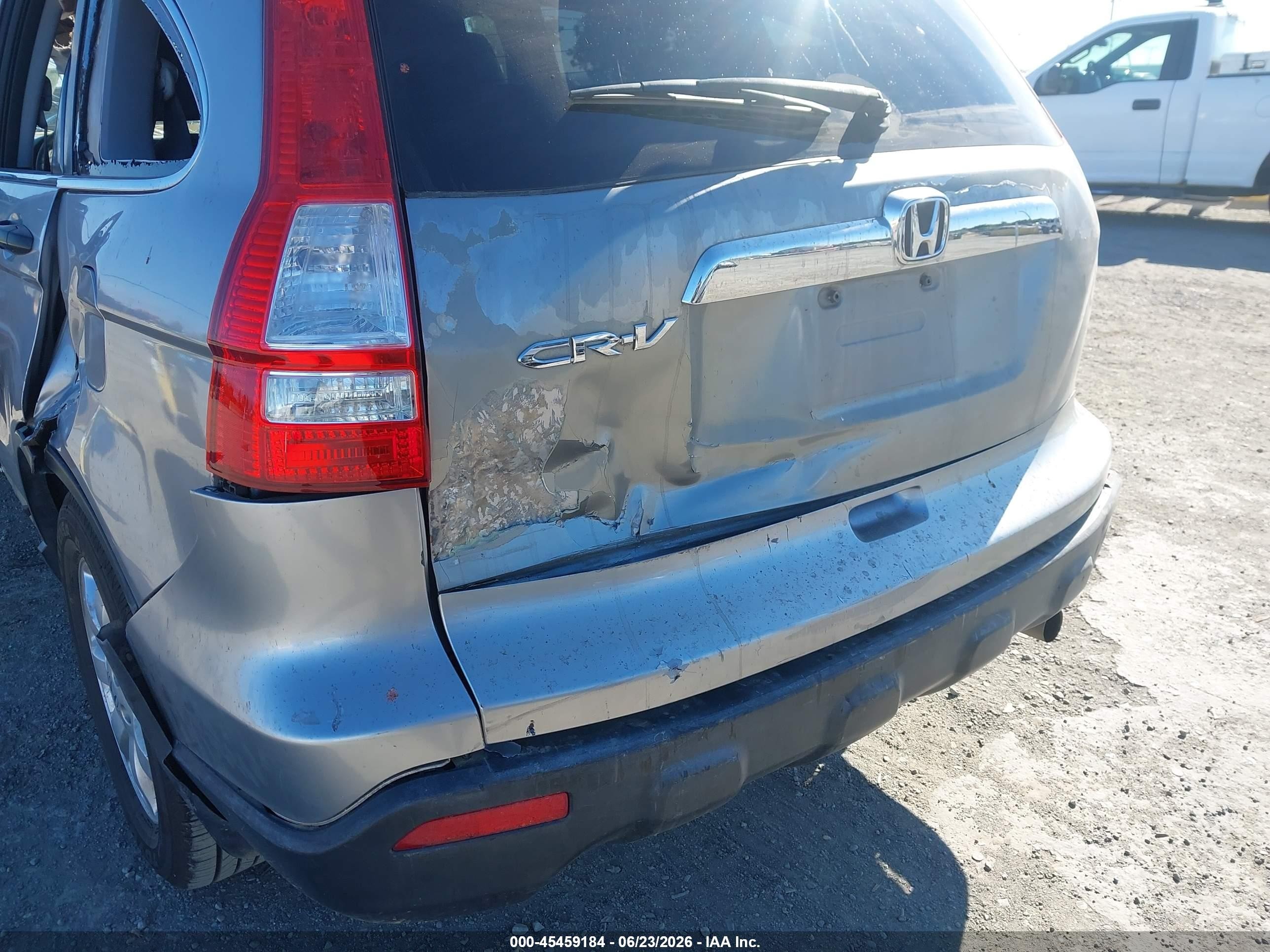 2008 Honda Cr-v Ex Gray vin: JHLRE38528C048798