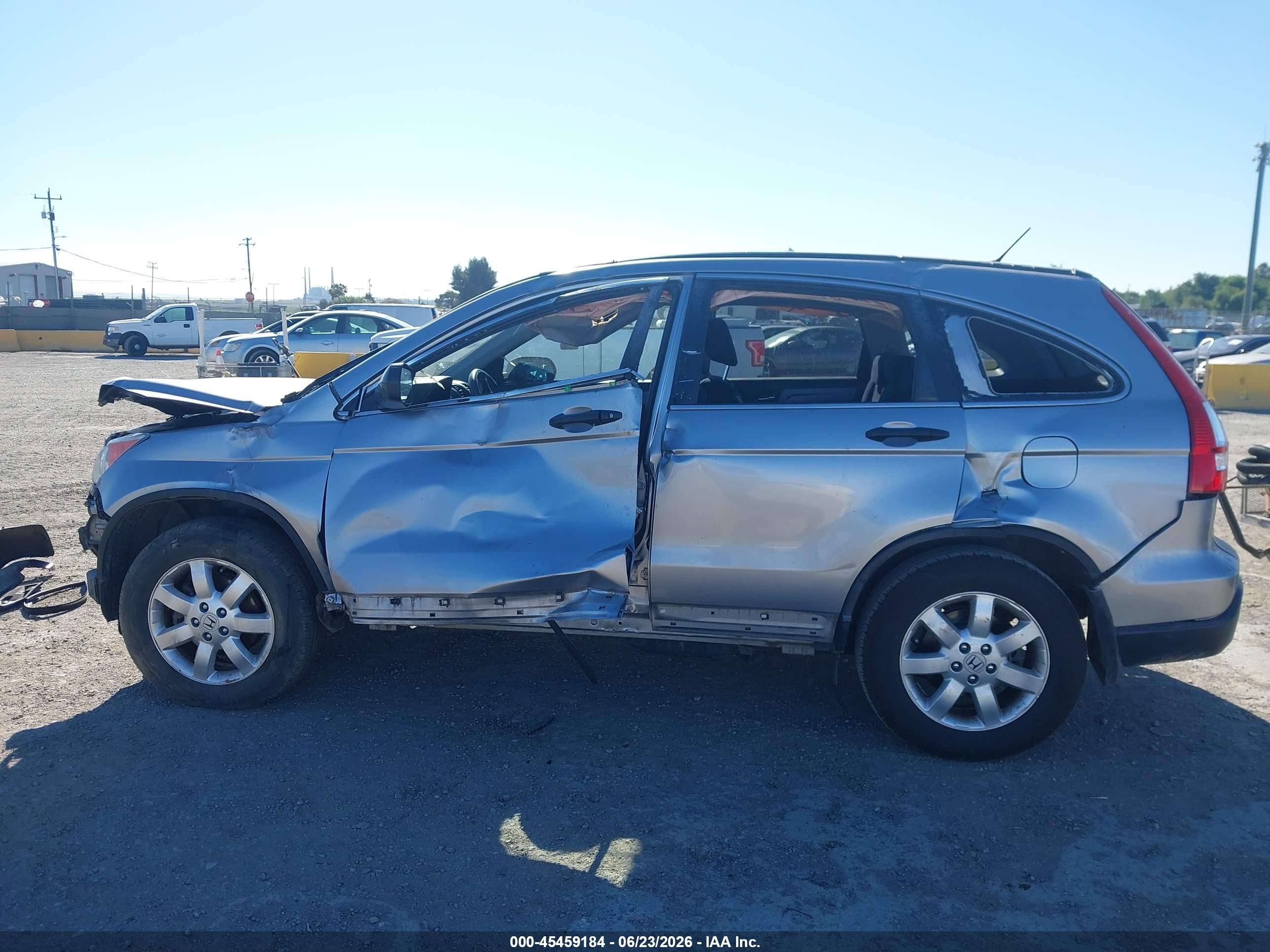 2008 Honda Cr-v Ex Gray vin: JHLRE38528C048798