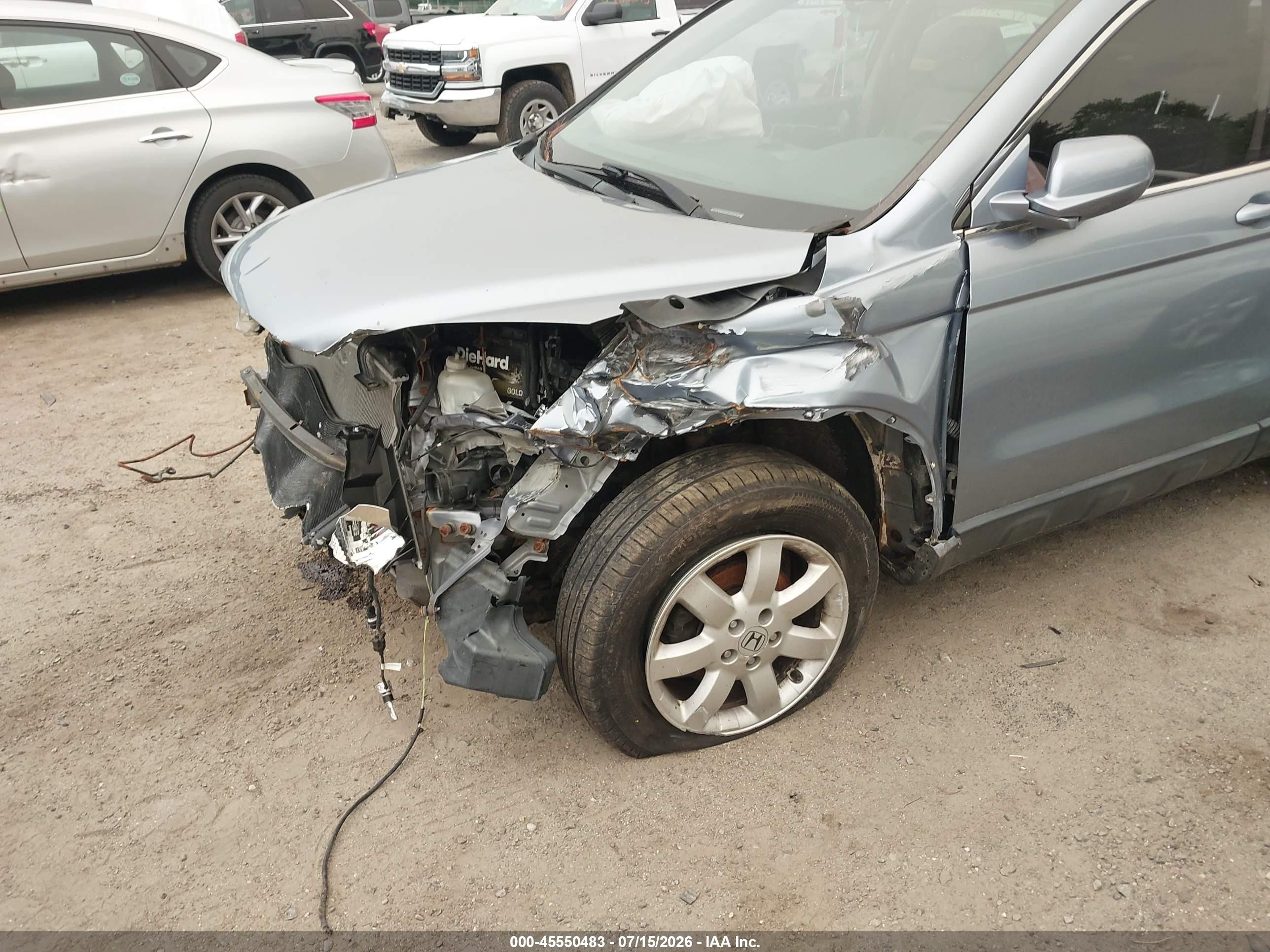2007 Honda Cr-v Ex Синий vin: JHLRE38537C006655