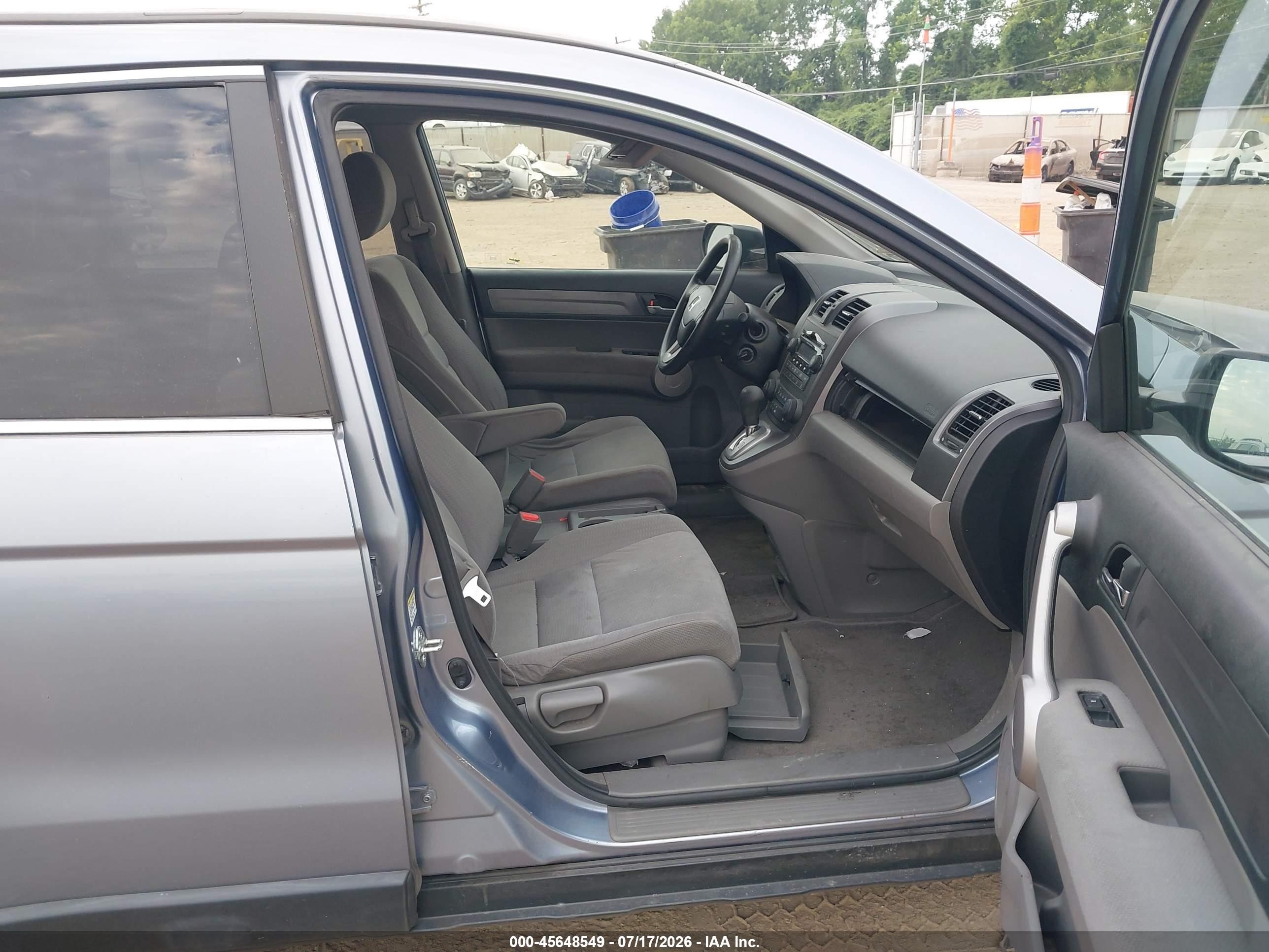 2007 Honda Cr-v Ex Blue vin: JHLRE38537C009247