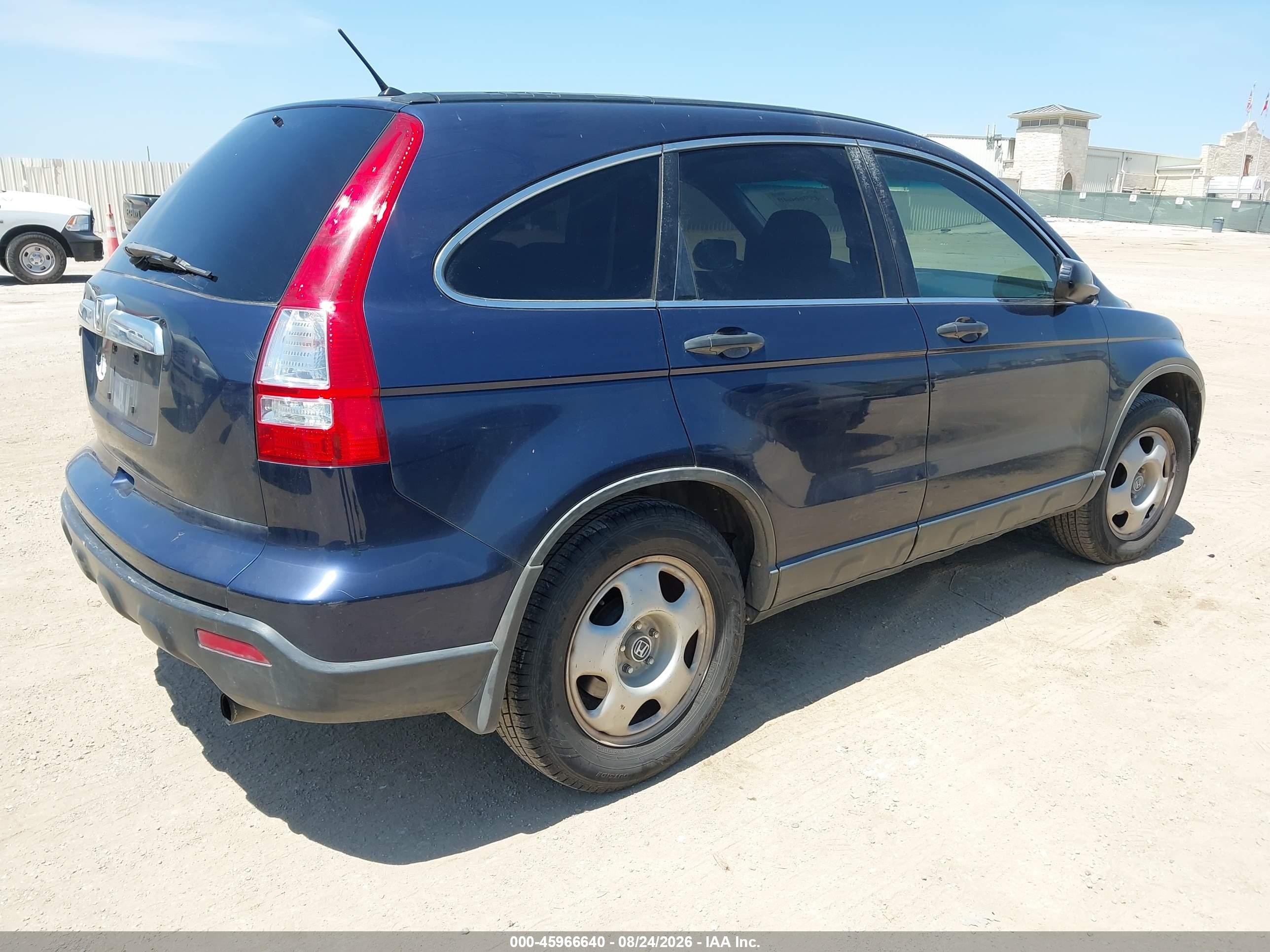 2007 Honda Cr-v Ex Blue vin: JHLRE38537C080433
