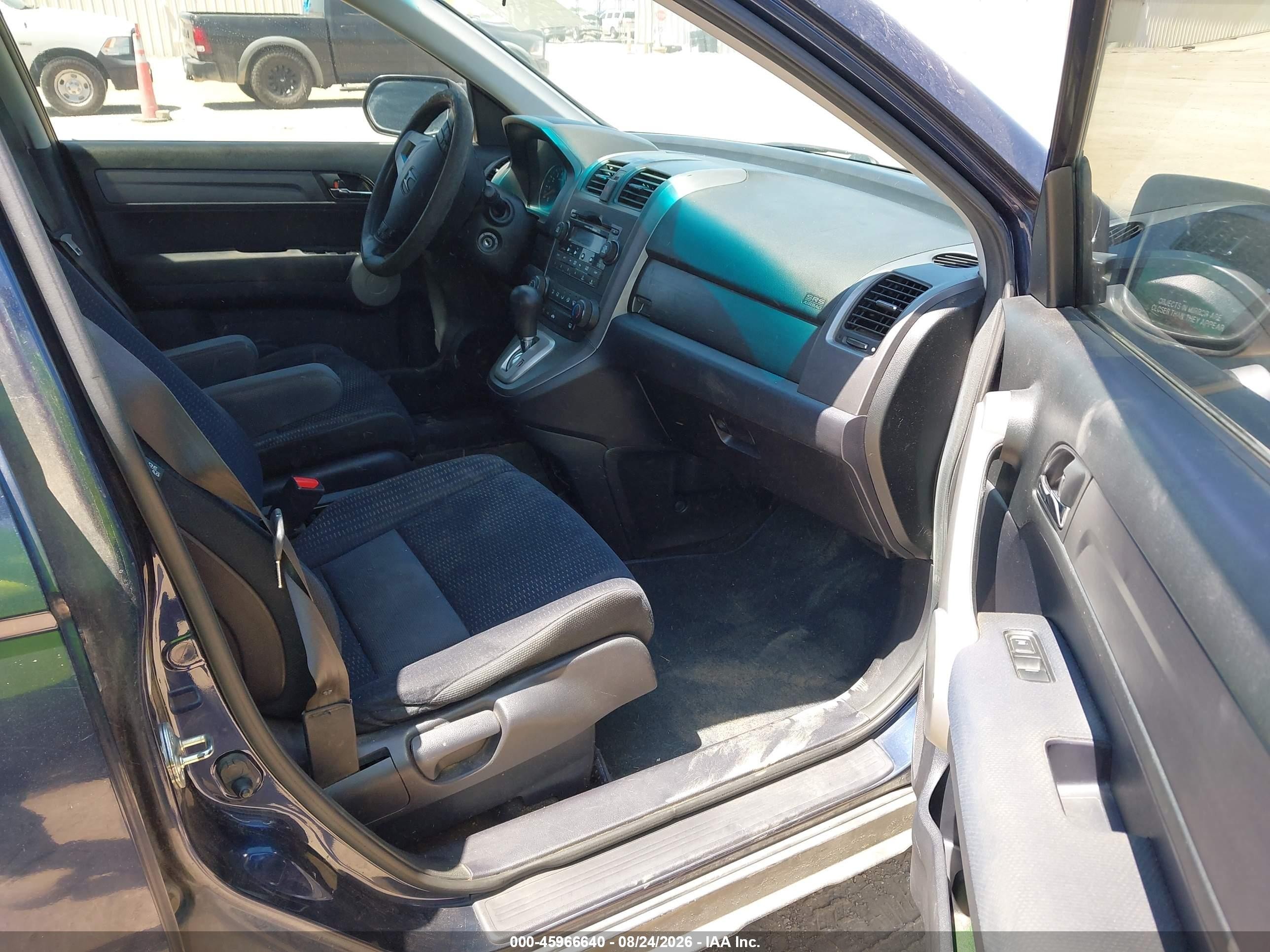 2007 Honda Cr-v Ex Blue vin: JHLRE38537C080433