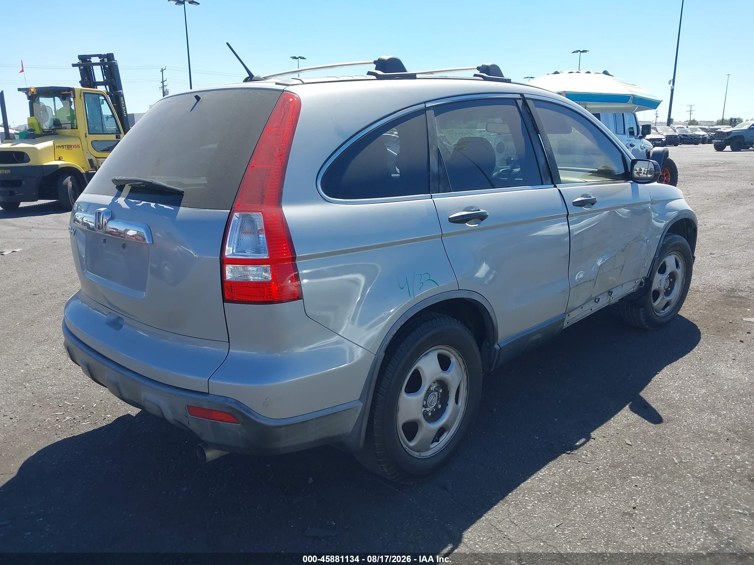2008 Honda Cr-v Ex Silver vin: JHLRE38538C020640