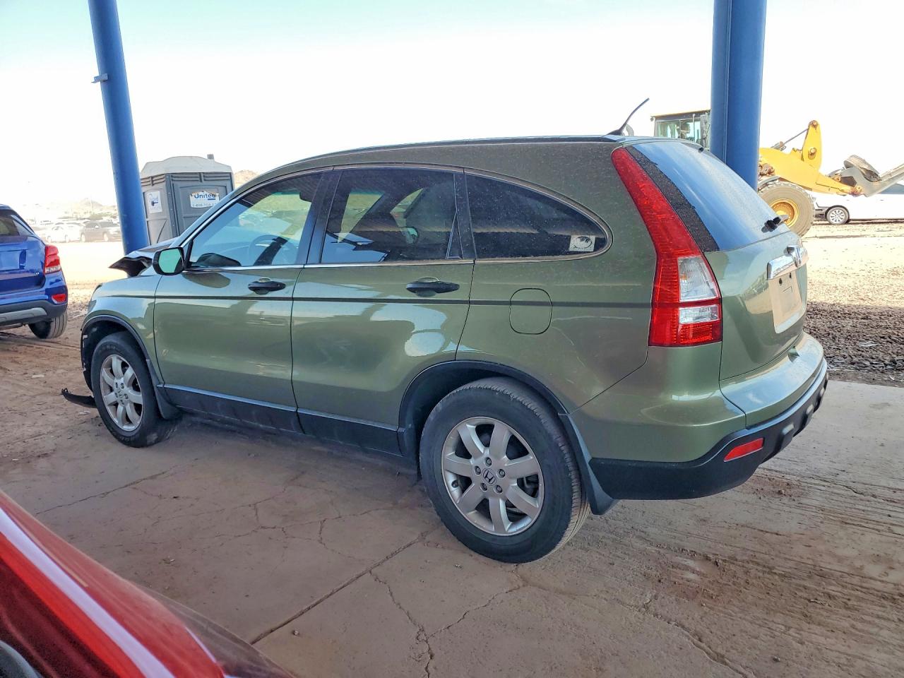 2009 Honda Cr-v Ex Green vin: JHLRE38539C011406