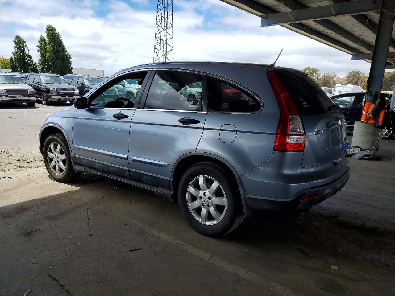 2007 Honda Cr-v Ex Silver vin: JHLRE38547C002856