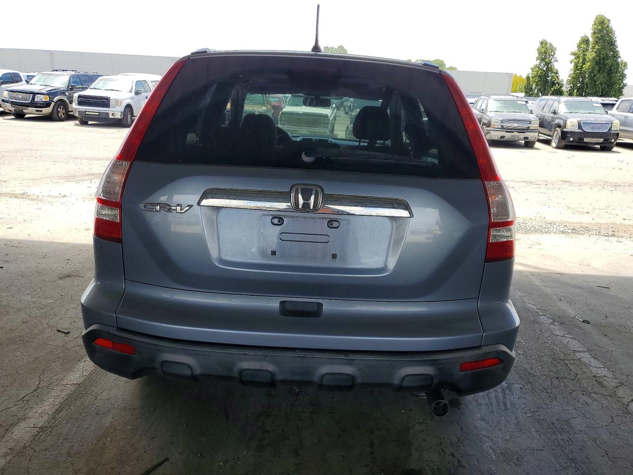 2007 Honda Cr-v Ex Silver vin: JHLRE38547C002856