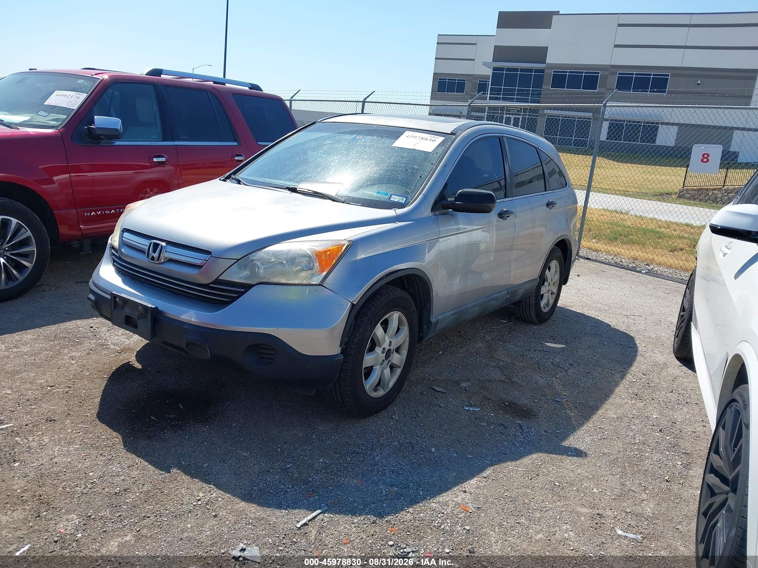 2007 Honda Cr-v Ex Gray vin: JHLRE38547C025151