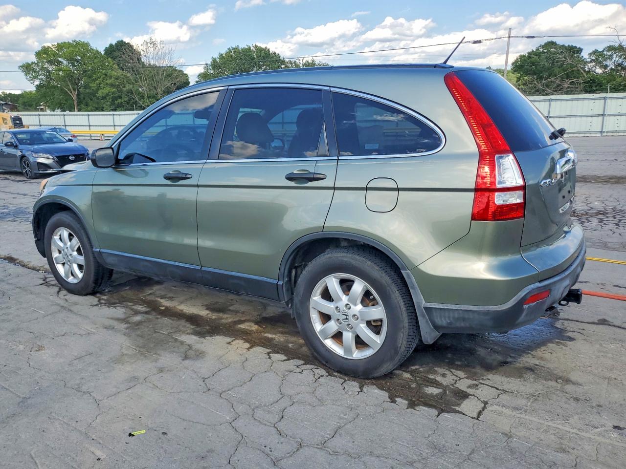 2007 Honda Cr-v Ex Green vin: JHLRE38547C075029