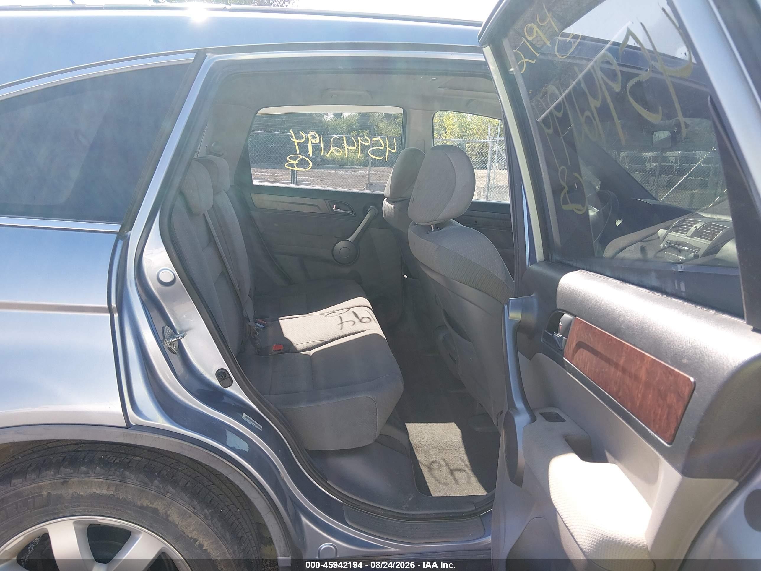 2008 Honda Cr-v Ex Blue vin: JHLRE38548C003460