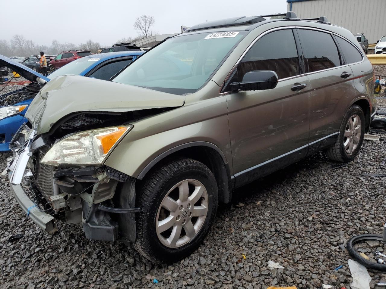 2008 Honda Cr-v Ex Зеленый vin: JHLRE38548C048561