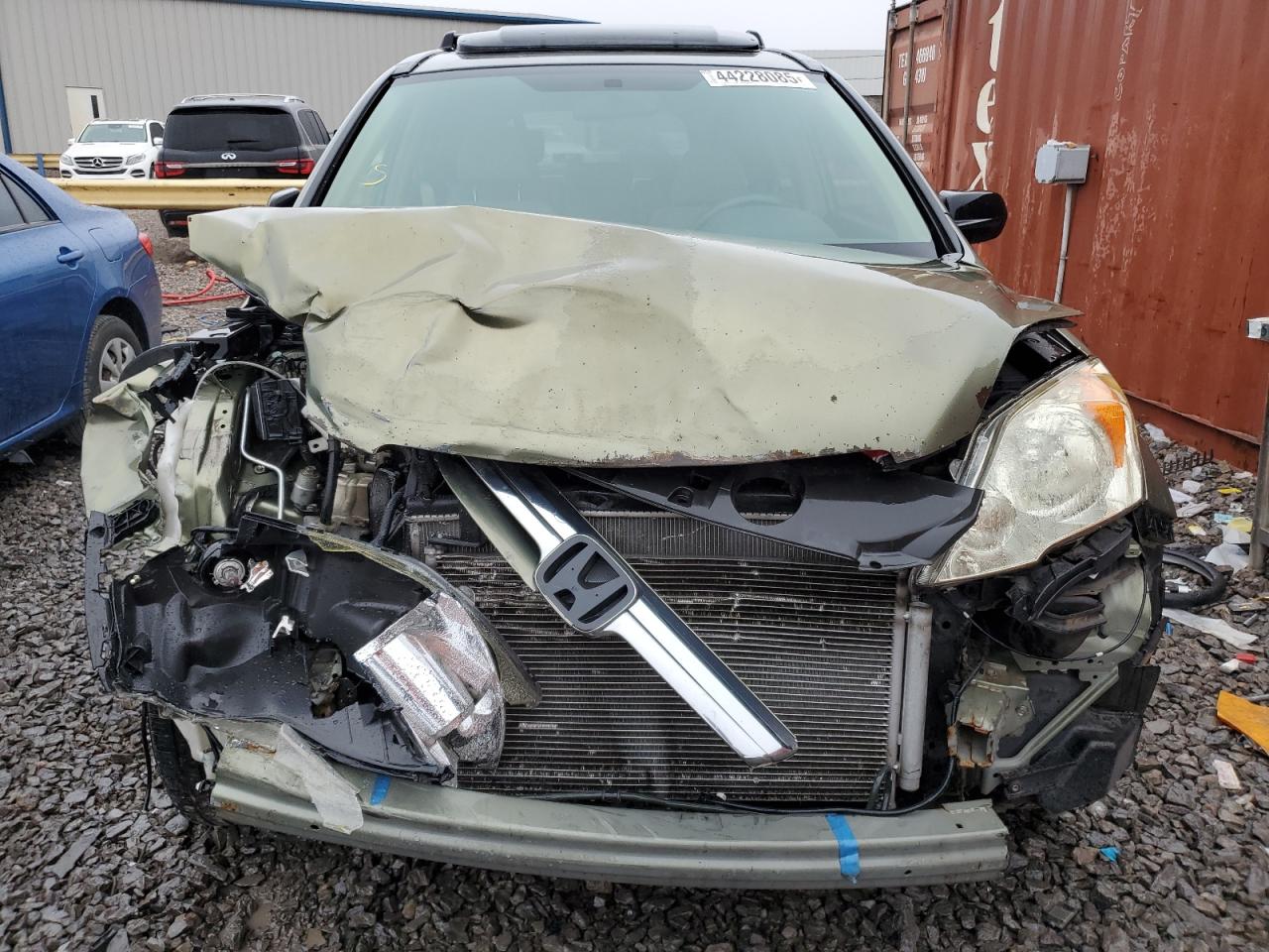 2008 Honda Cr-v Ex Зеленый vin: JHLRE38548C048561