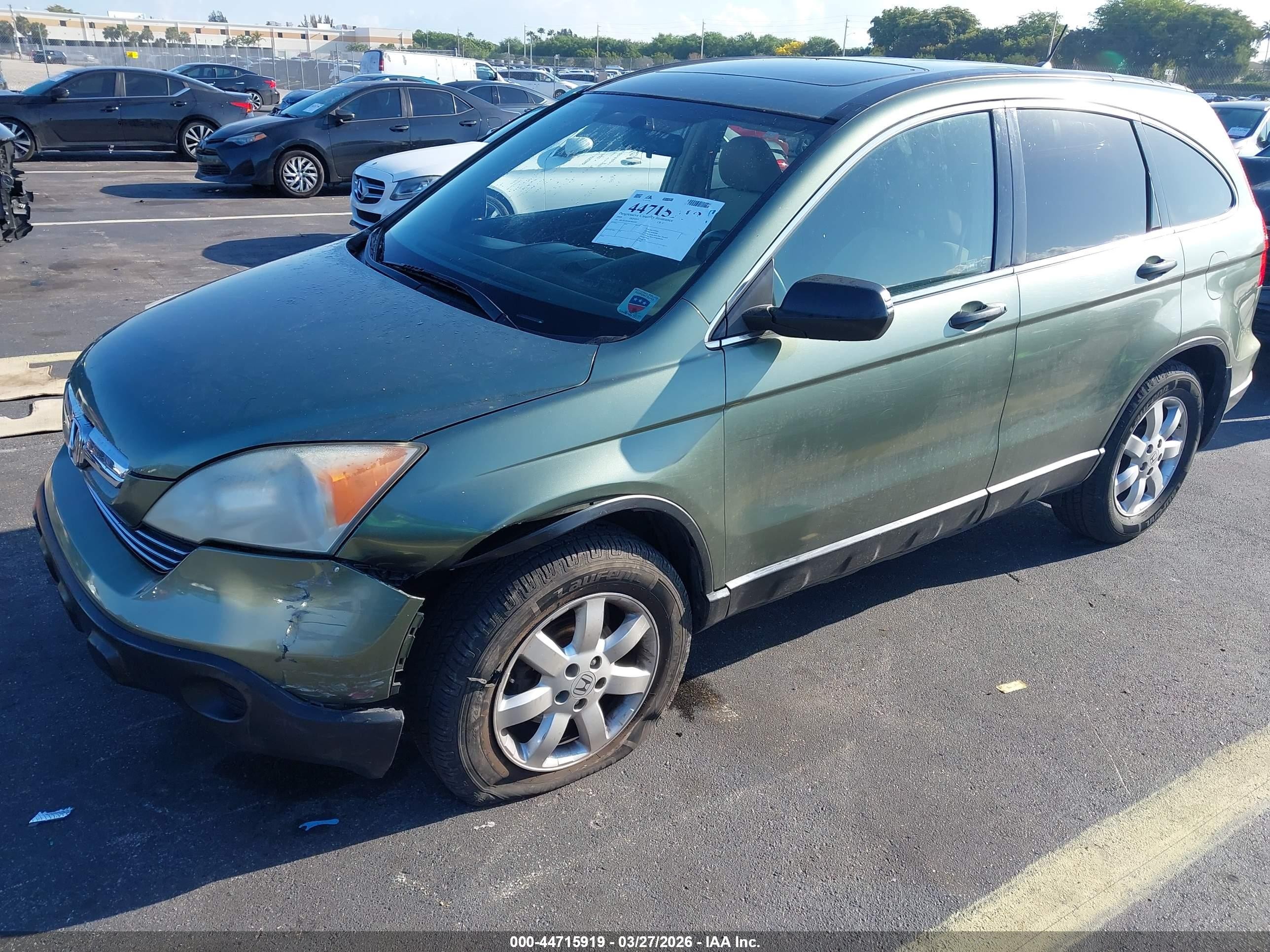 2009 Honda Cr-v Ex Pewter vin: JHLRE38549C001693