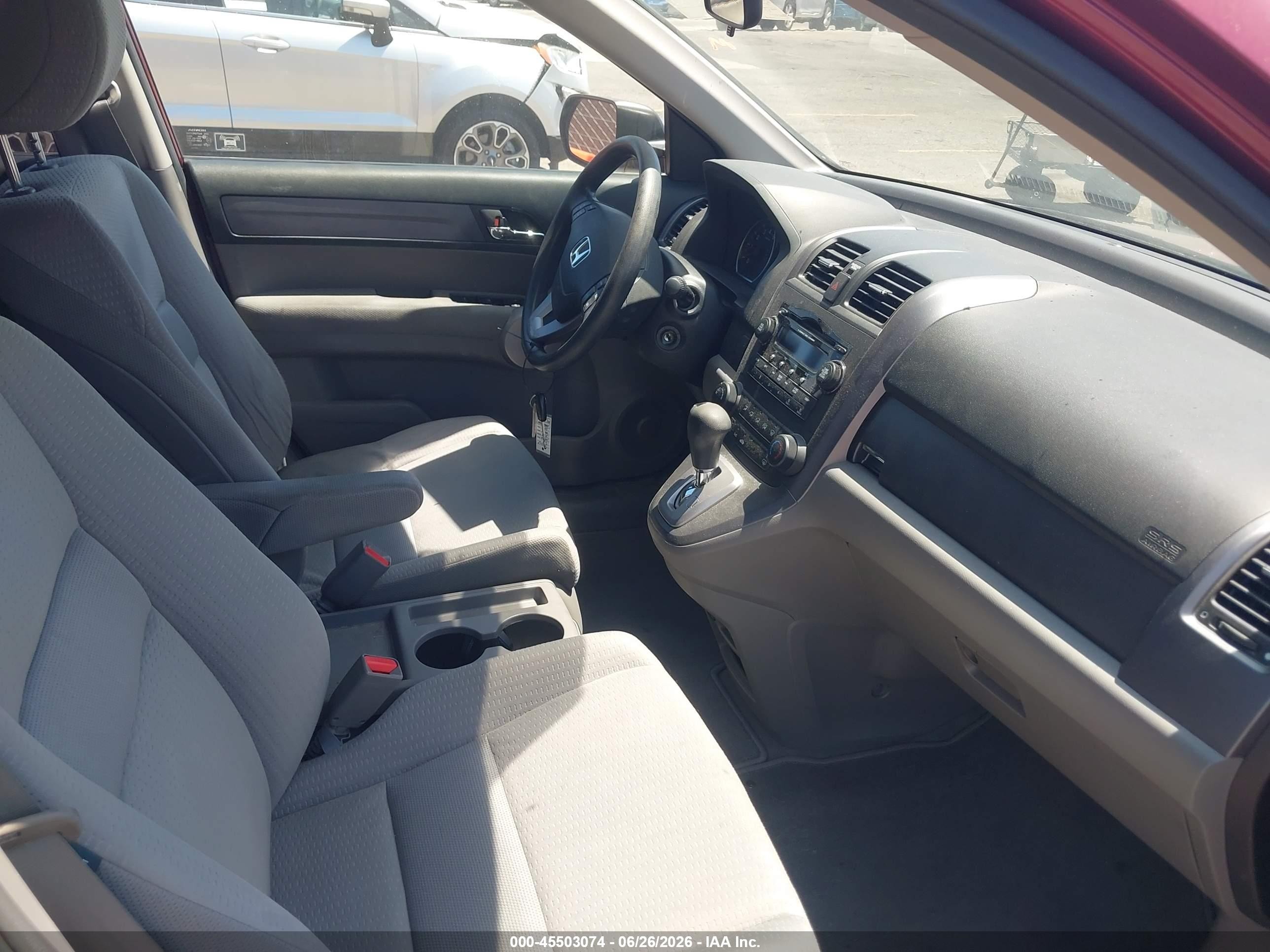 2007 Honda Cr-v Ex Red vin: JHLRE38557C017172
