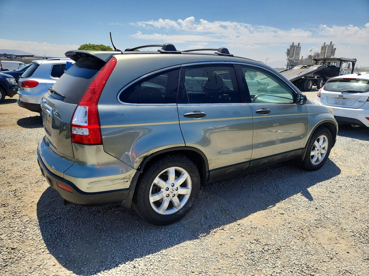 2007 Honda Cr-v Ex Gray vin: JHLRE38557C048485