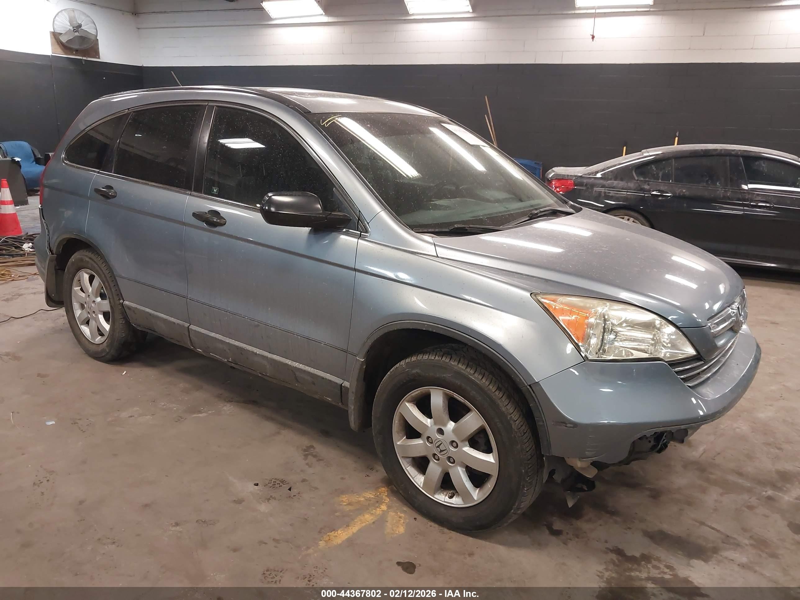 2007 Honda Cr-v Ex Light Blue vin: JHLRE38557C076478