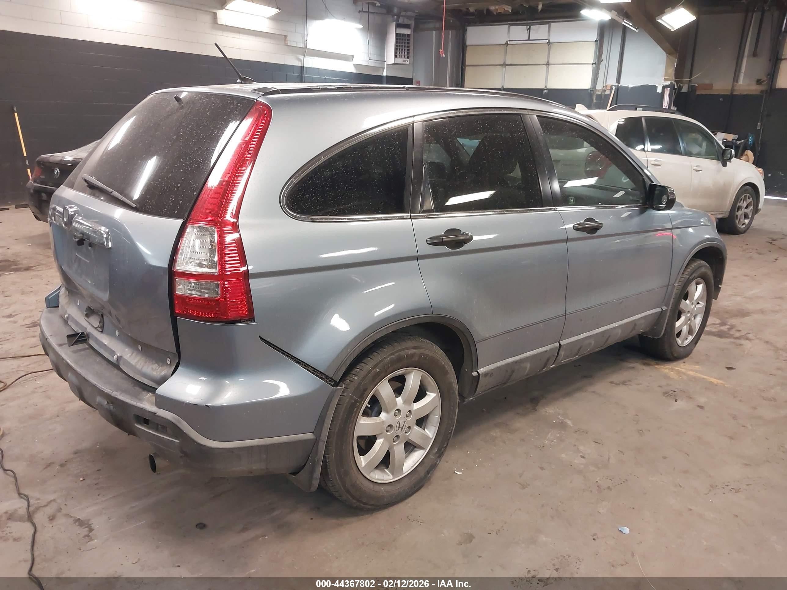 2007 Honda Cr-v Ex Light Blue vin: JHLRE38557C076478