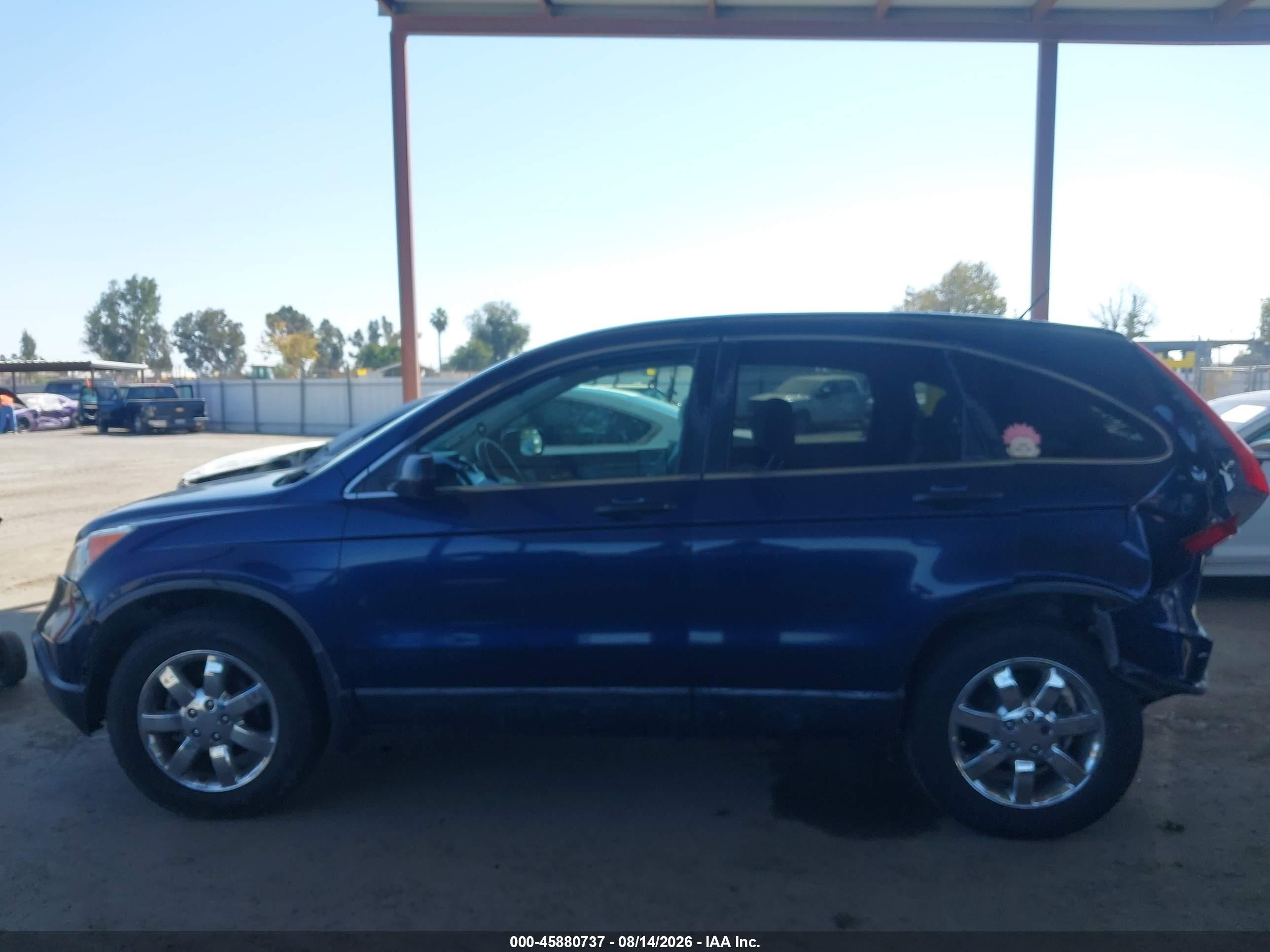 2009 Honda Cr-v Ex Blue vin: JHLRE38559C010709