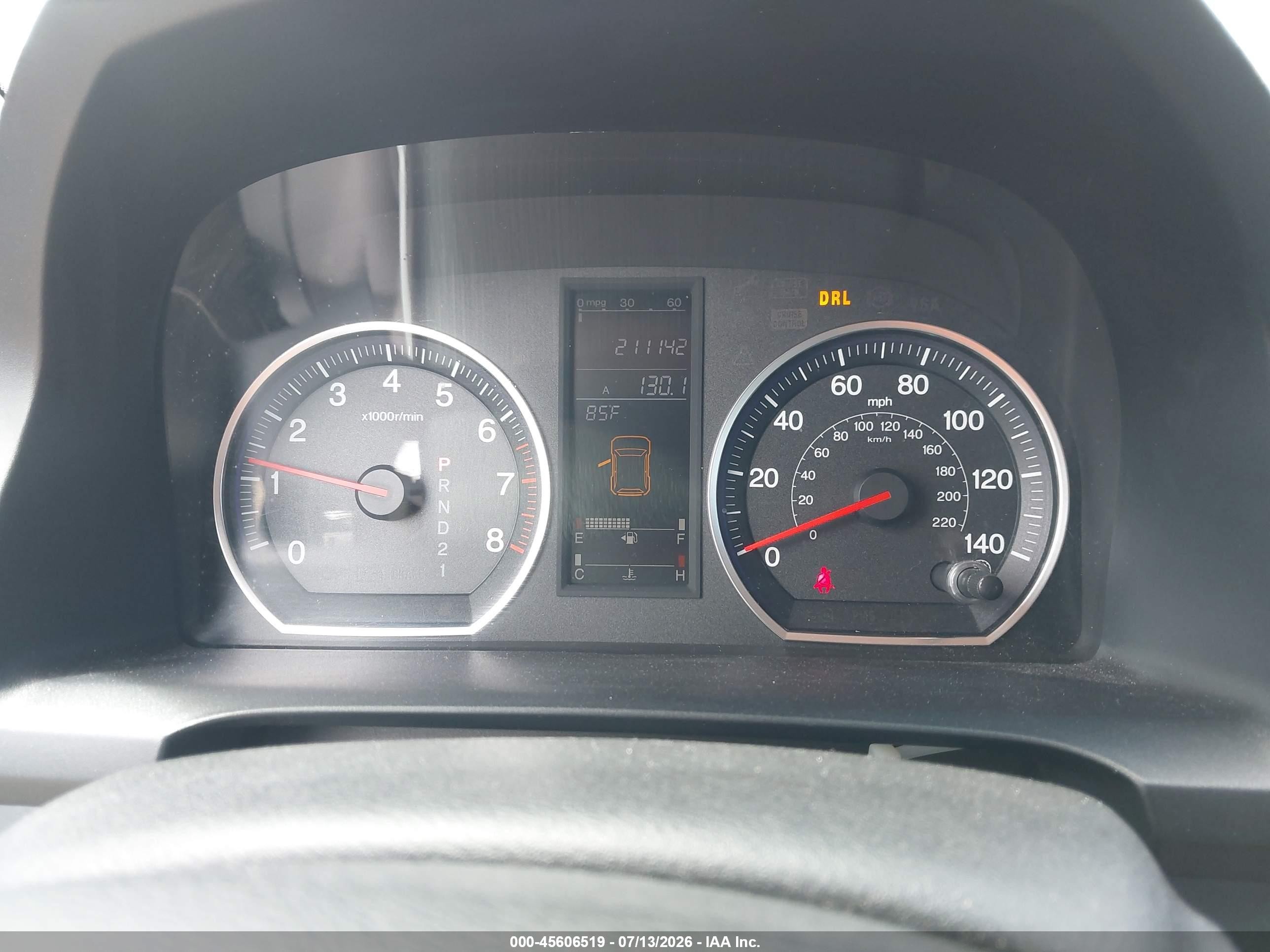 2009 Honda Cr-v Ex Blue vin: JHLRE38559C010872