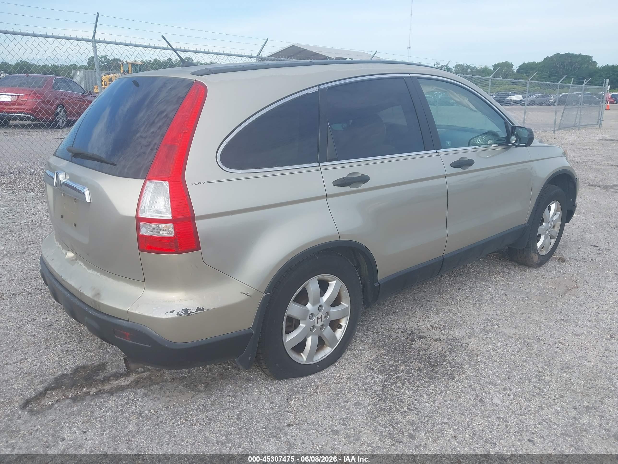 2007 Honda Cr-v Ex Beige vin: JHLRE38567C029931