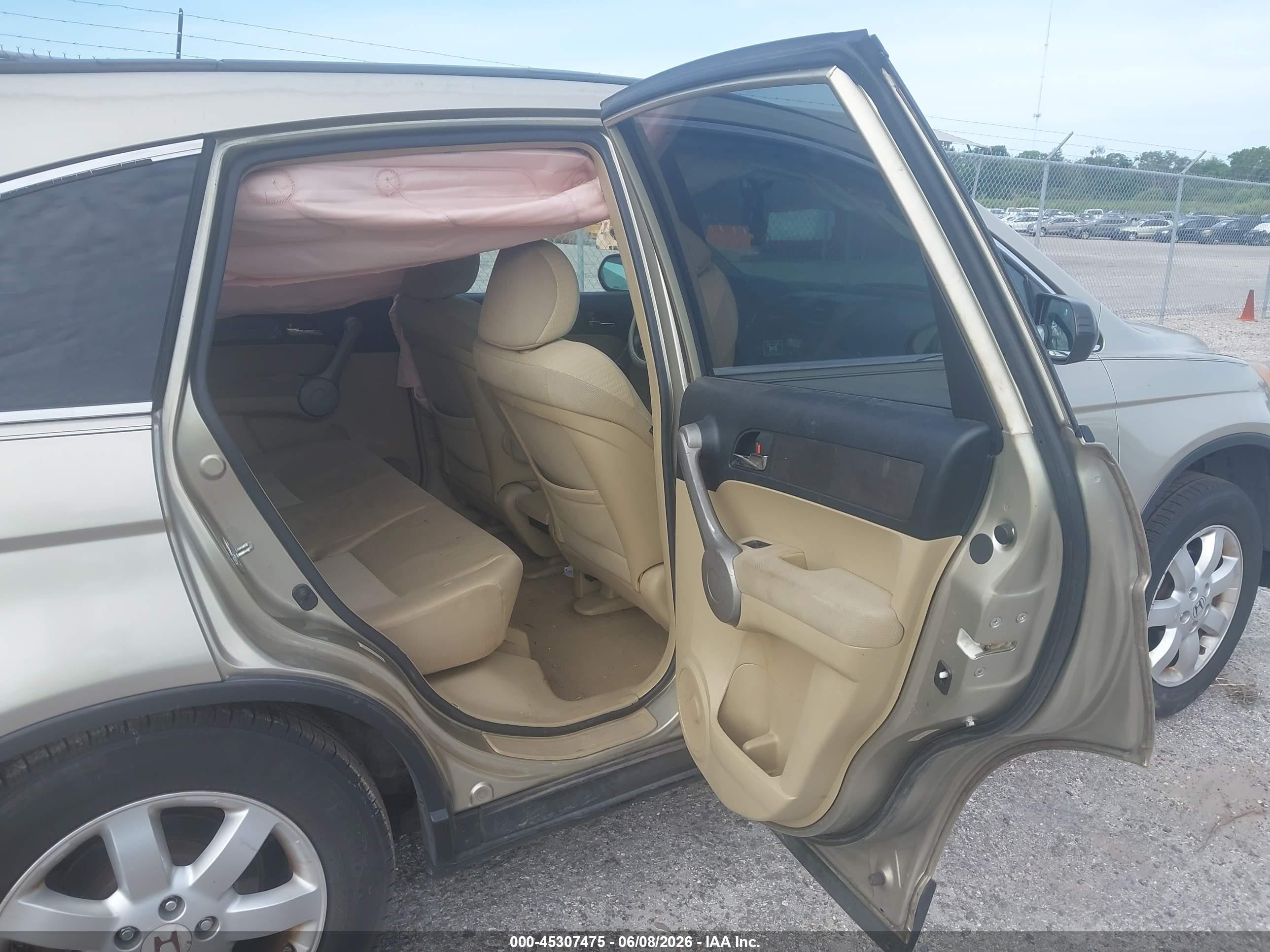 2007 Honda Cr-v Ex Beige vin: JHLRE38567C029931
