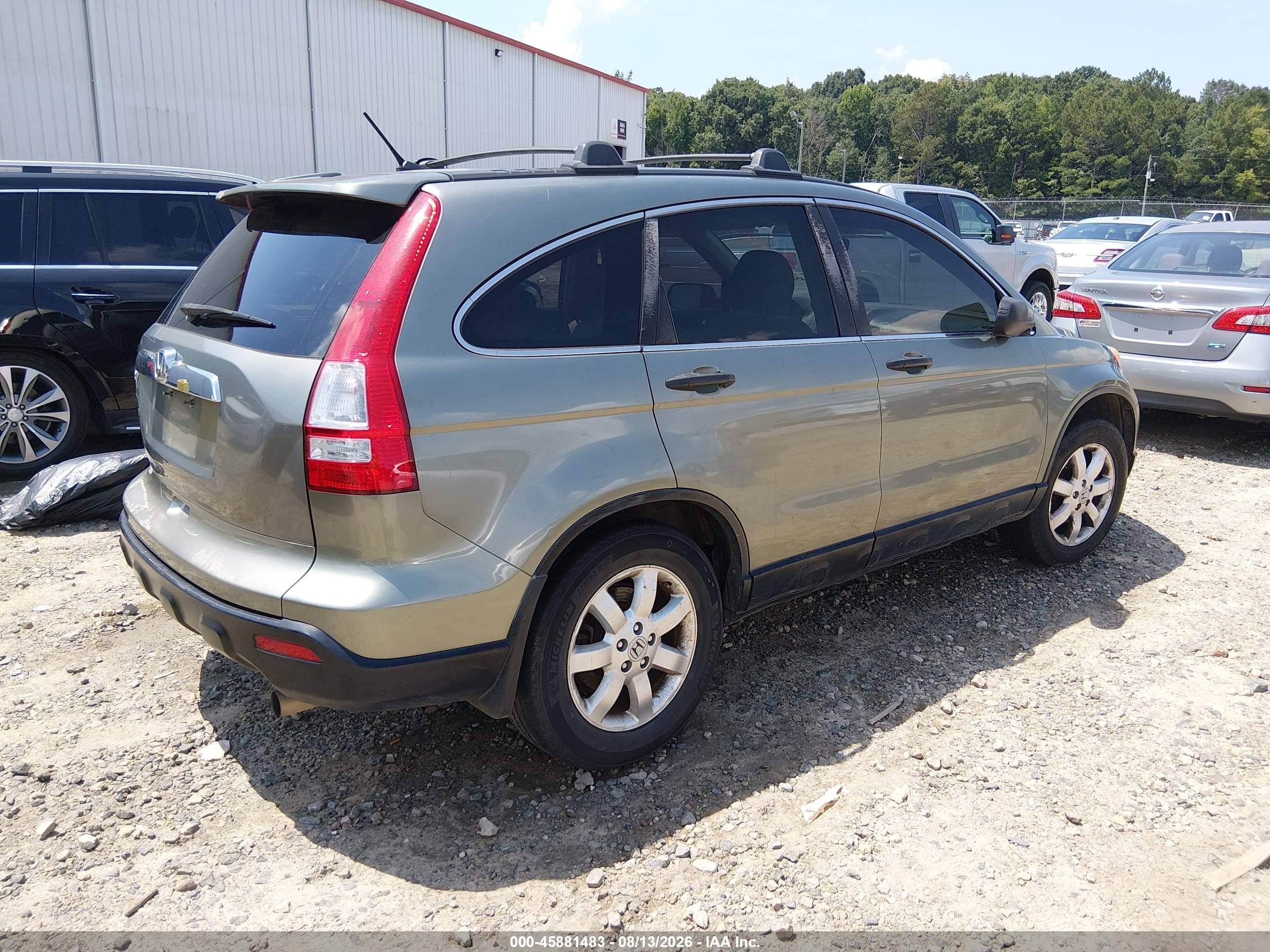 2007 Honda Cr-v Ex Зеленый vin: JHLRE38567C065859