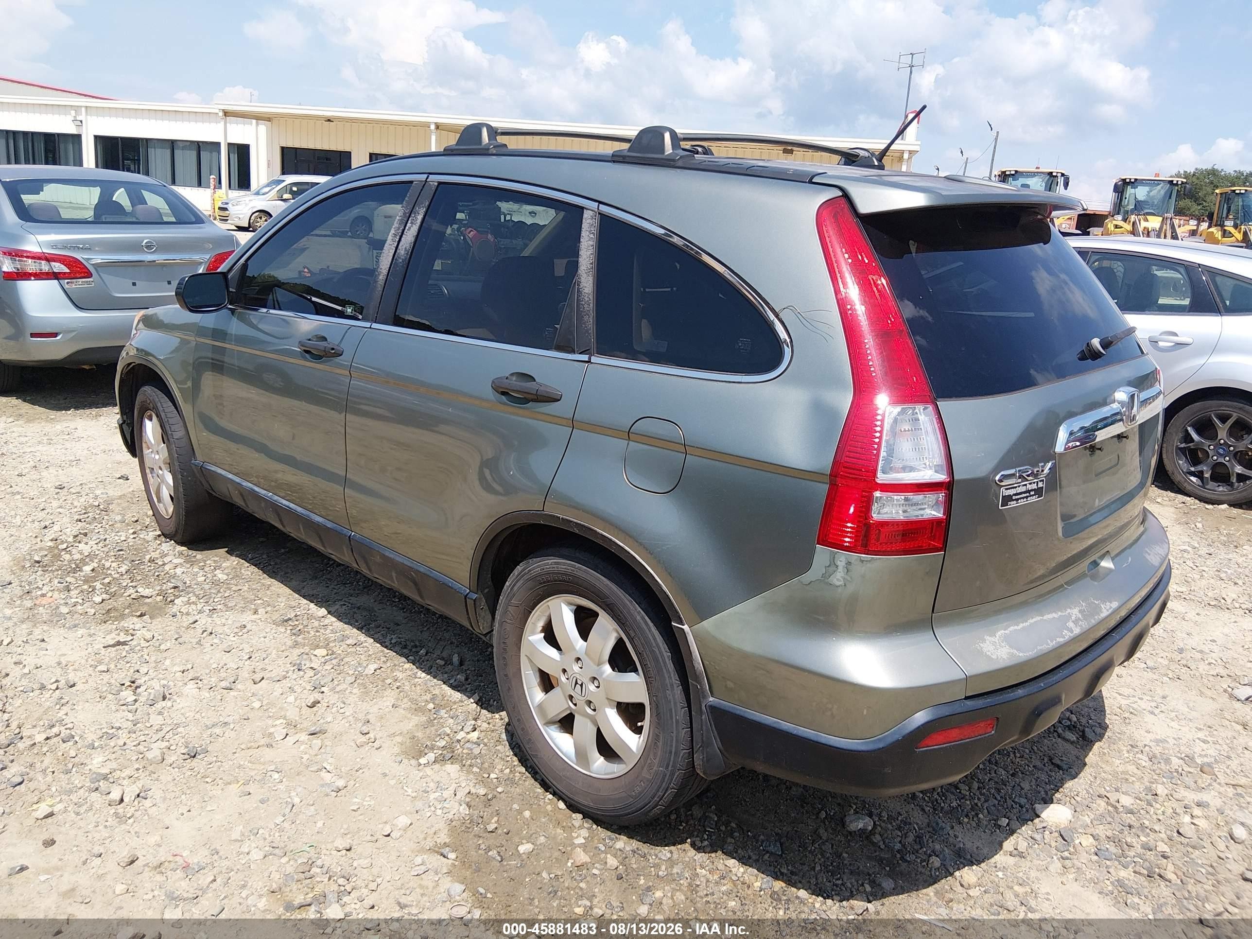 2007 Honda Cr-v Ex Зеленый vin: JHLRE38567C065859