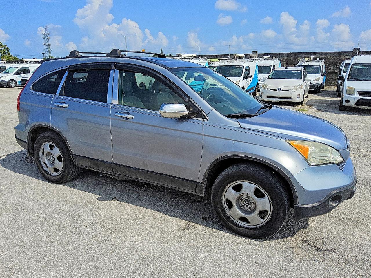 2007 Honda Cr-v Ex Синий vin: JHLRE38567C066946