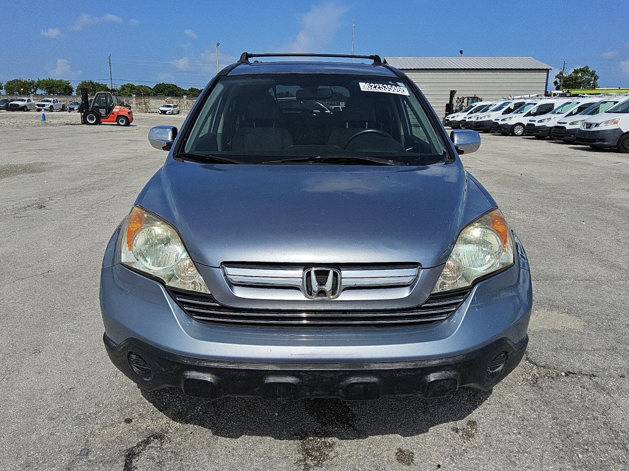 2007 Honda Cr-v Ex Синий vin: JHLRE38567C066946 Damage: Front Bumper Cover Upper, Multiple Scratches Heavy, 3